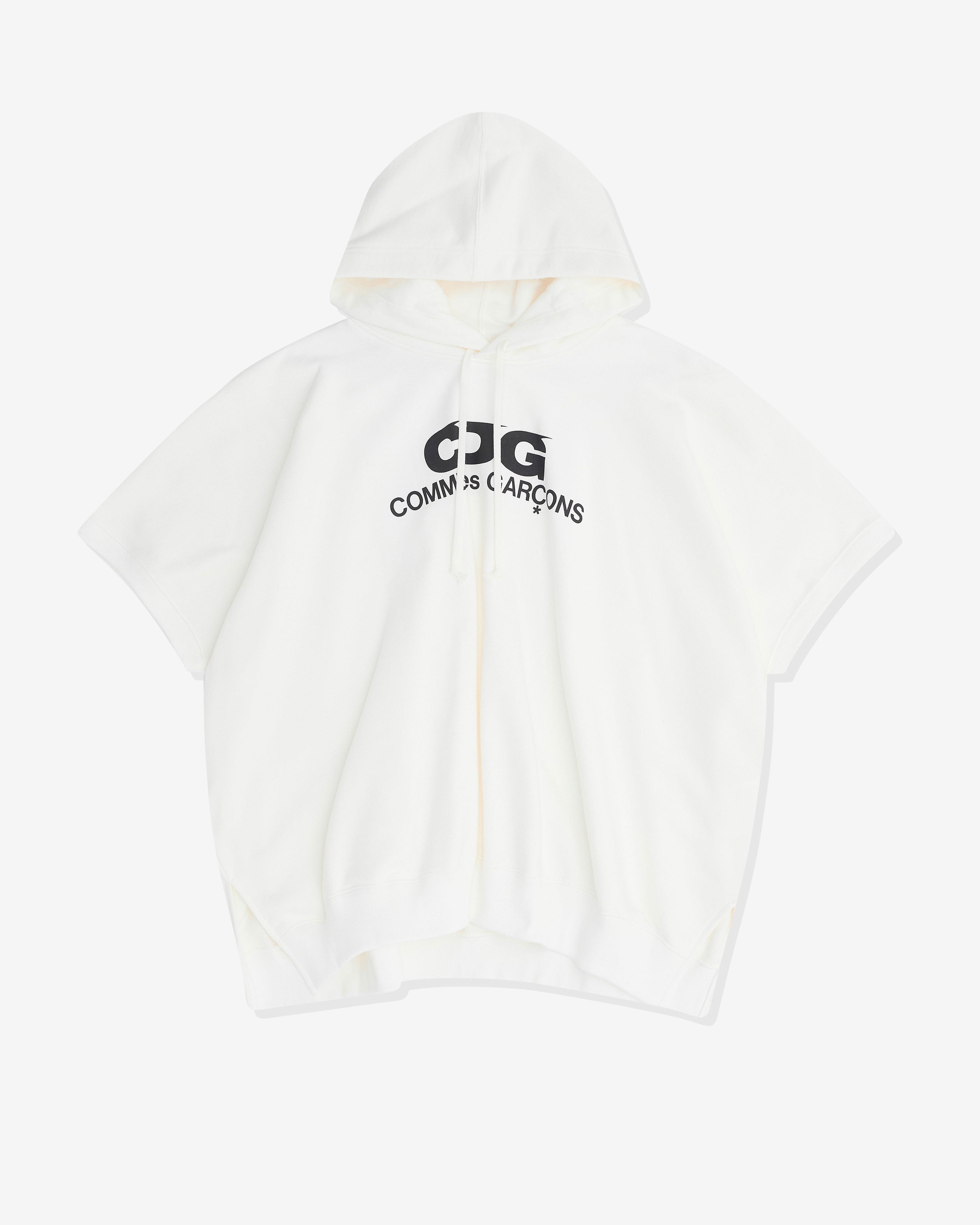 CDG - CDG Poncho Sweatshirt - (White) by COMME DES GARCONS