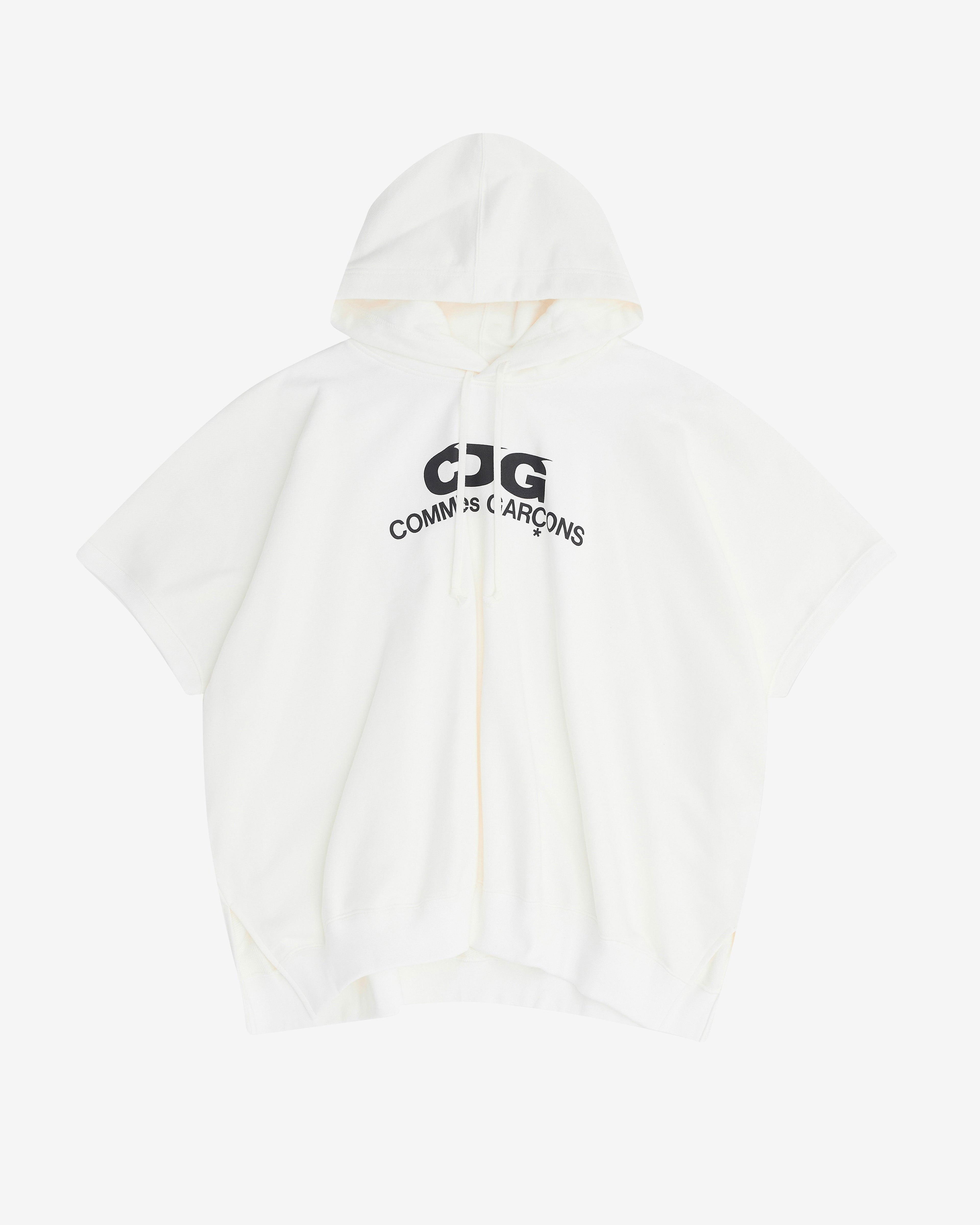 CDG - CDG Poncho Sweatshirt - (White) by COMME DES GARCONS