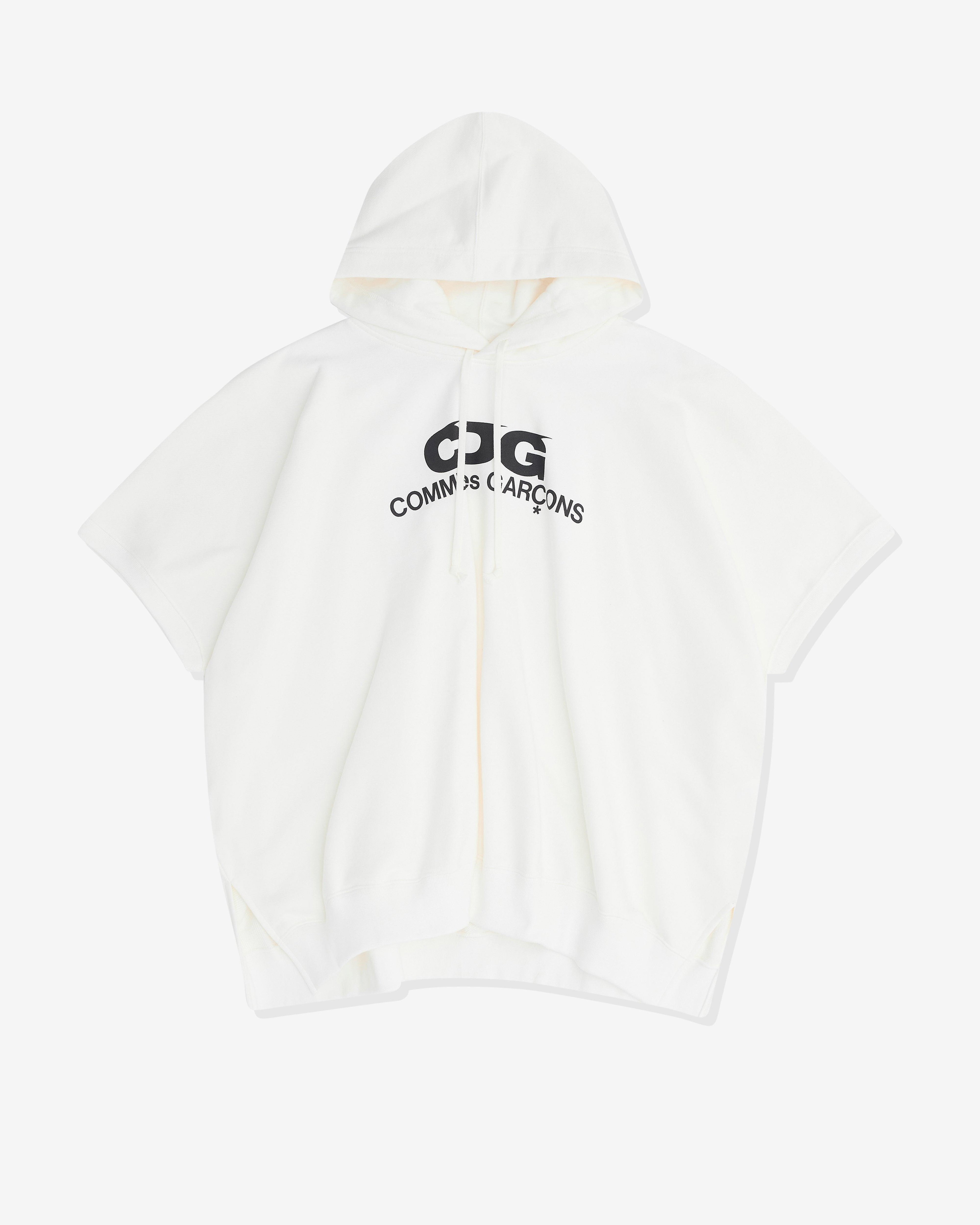 CDG - CDG Poncho Sweatshirt - (White) by COMME DES GARCONS