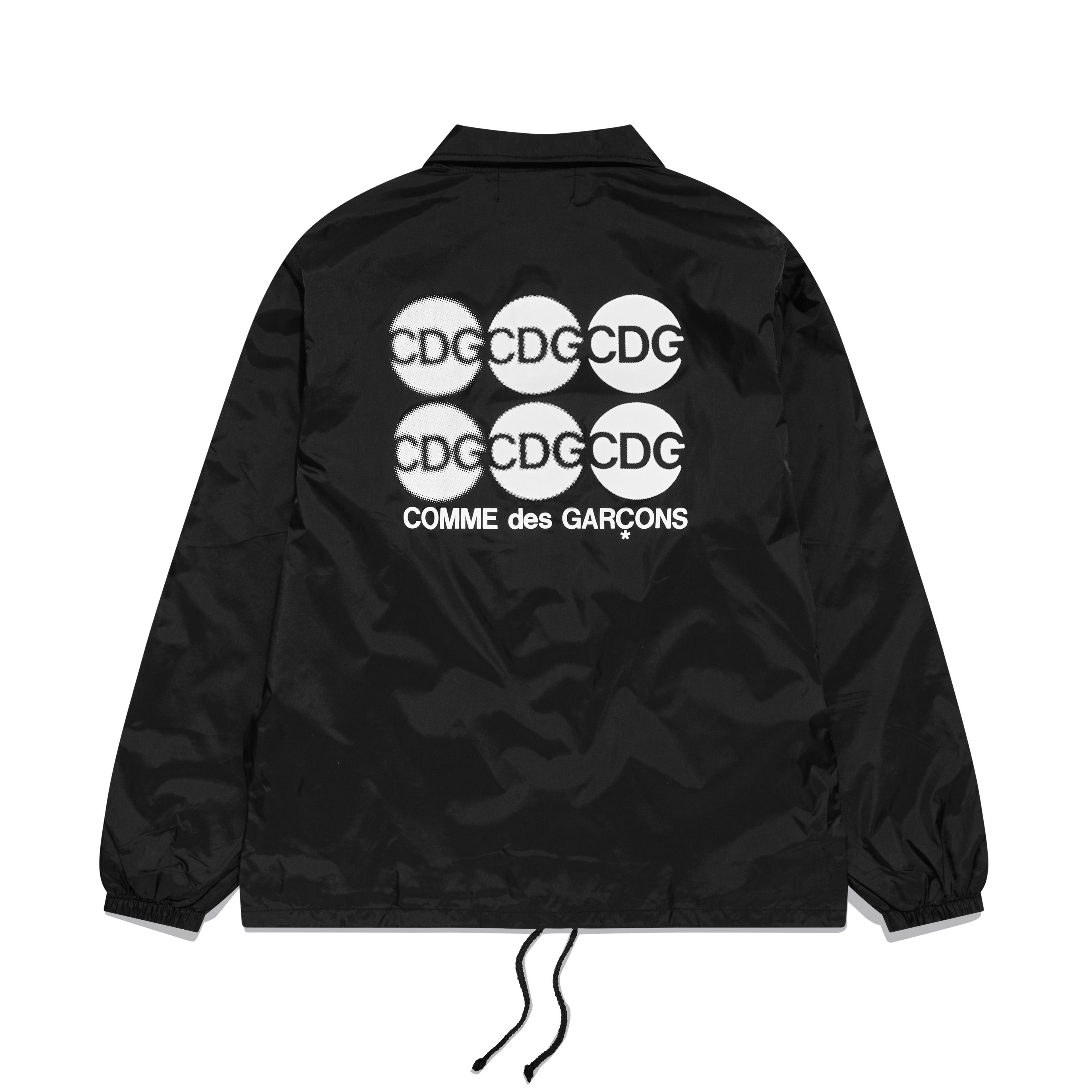 CDG - Dot Coach Jacket - (Black) by COMME DES GARCONS