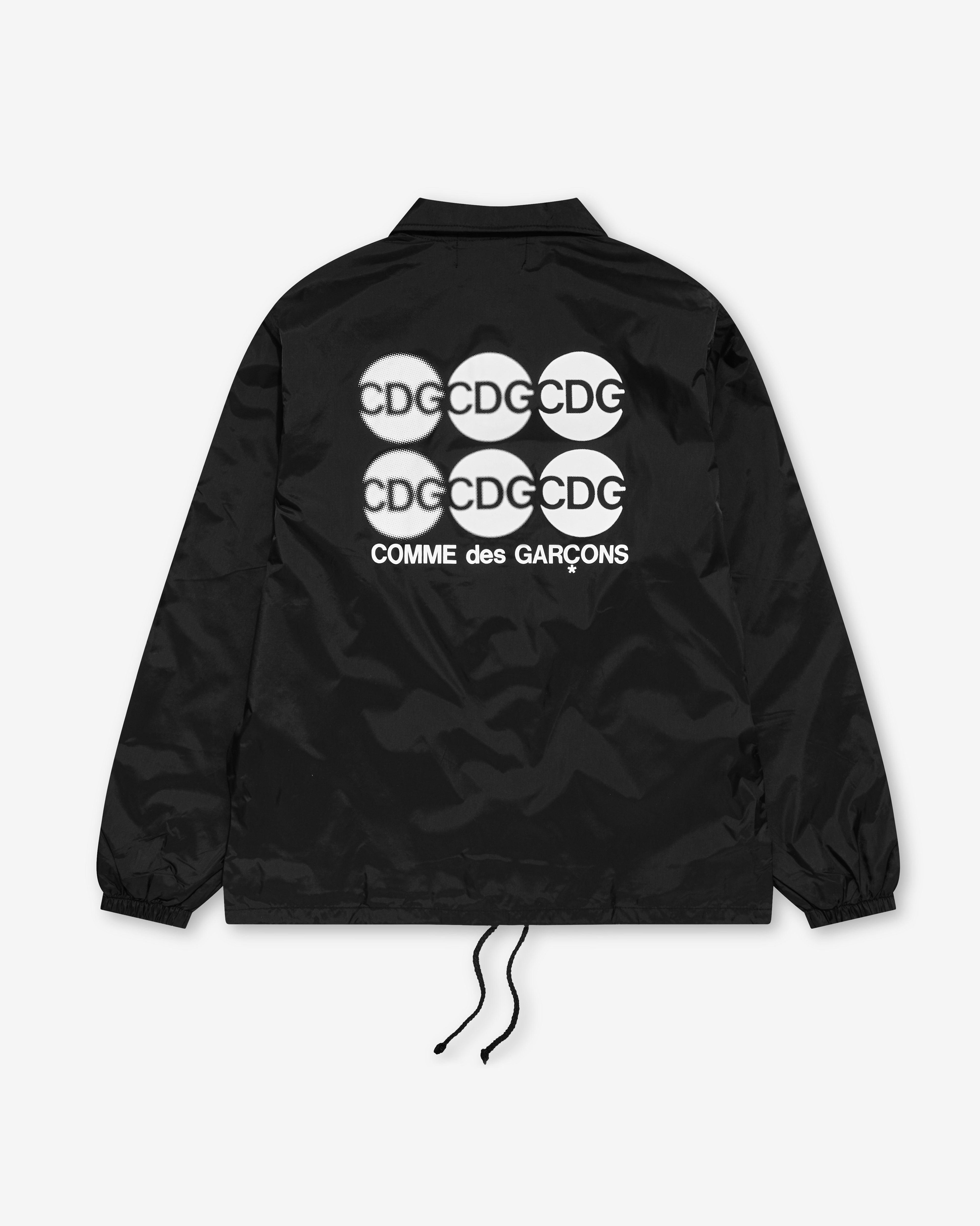 CDG - Dot Coach Jacket - (Black) by COMME DES GARCONS