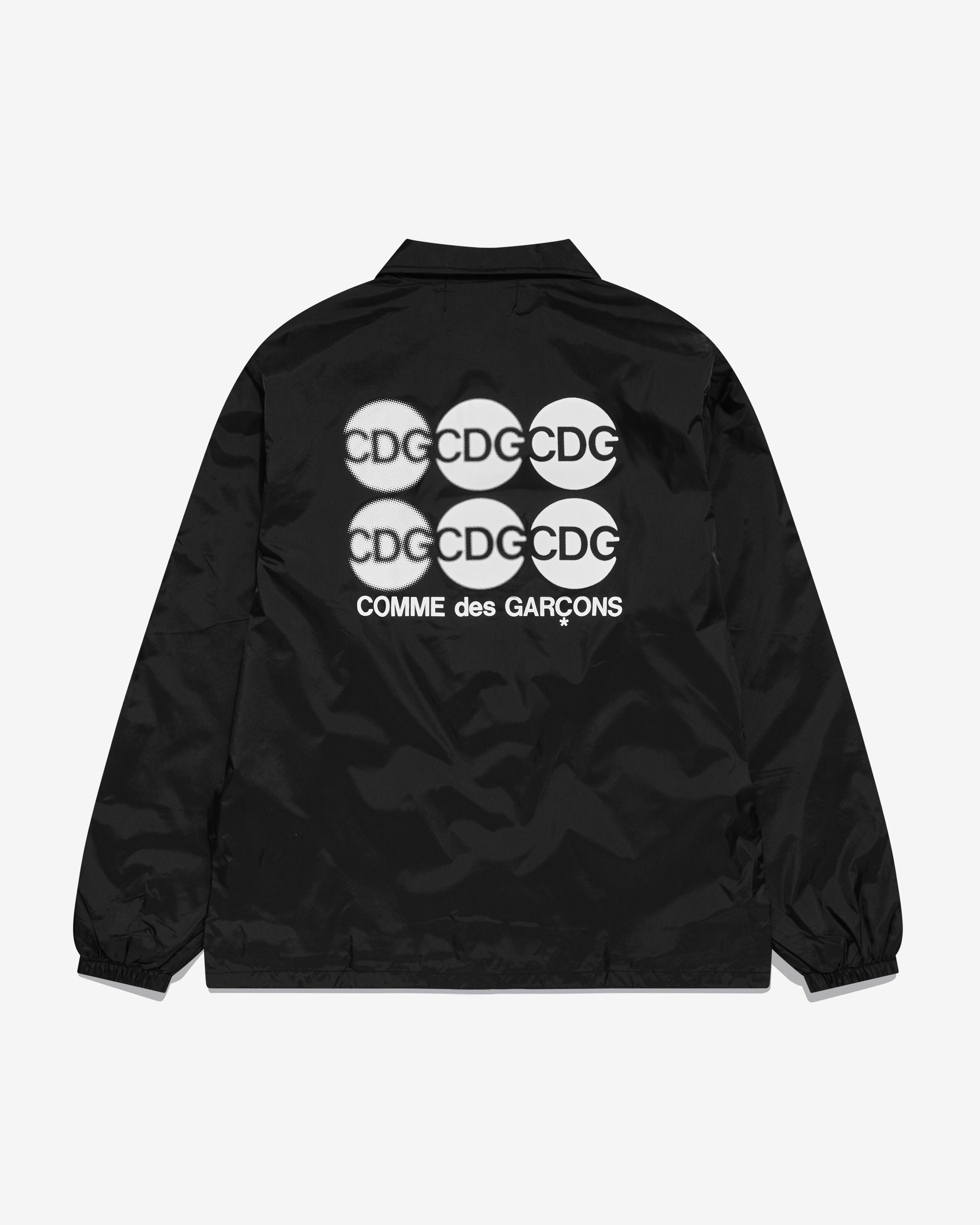 CDG - Dot Coach Jacket - (Black) by COMME DES GARCONS