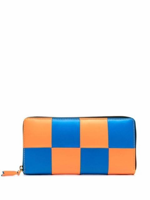 CDG Fluo Squares wallet by COMME DES GARCONS