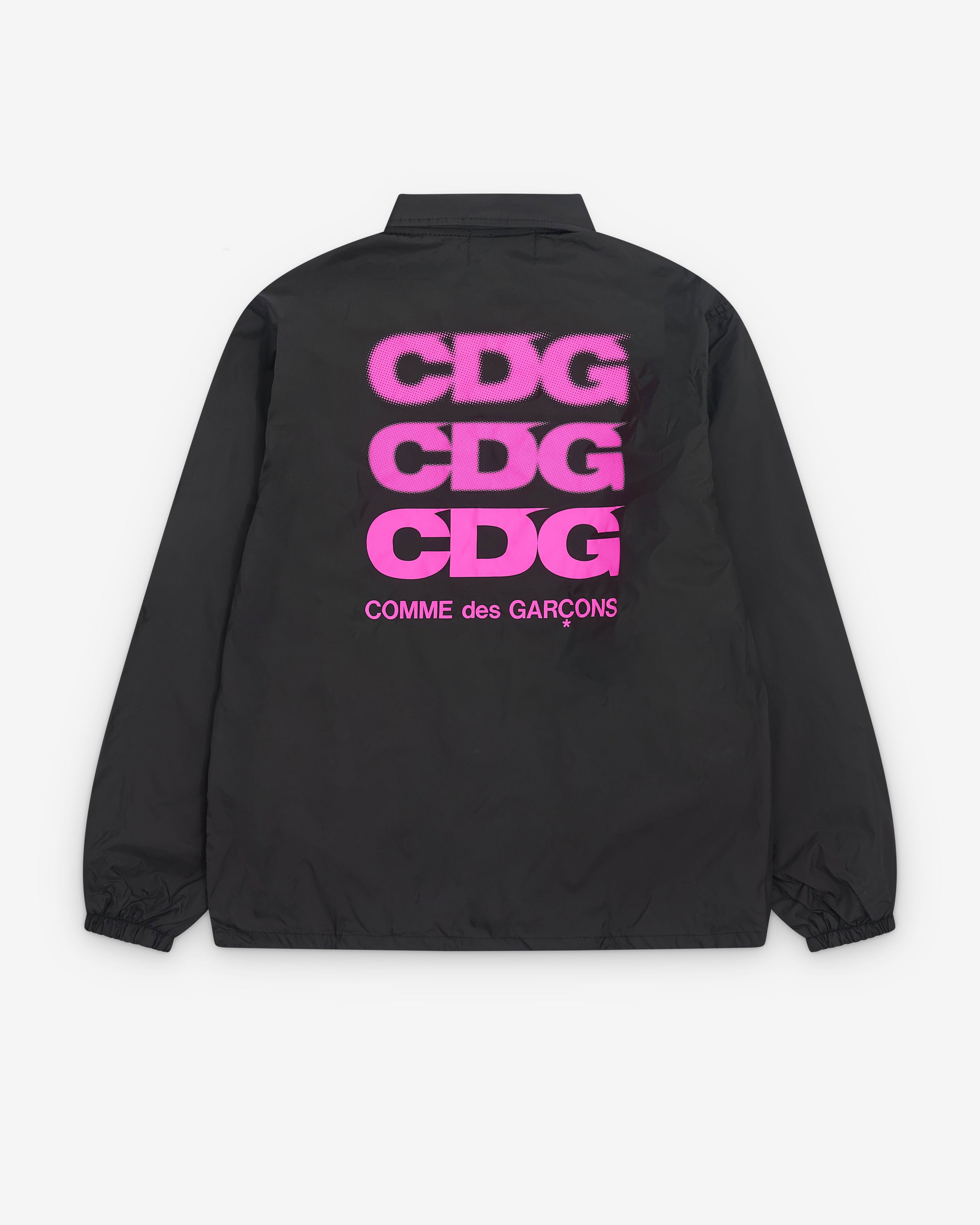 CDG - Fluorescent  Windbreaker - (Pink/Black) by COMME DES GARCONS