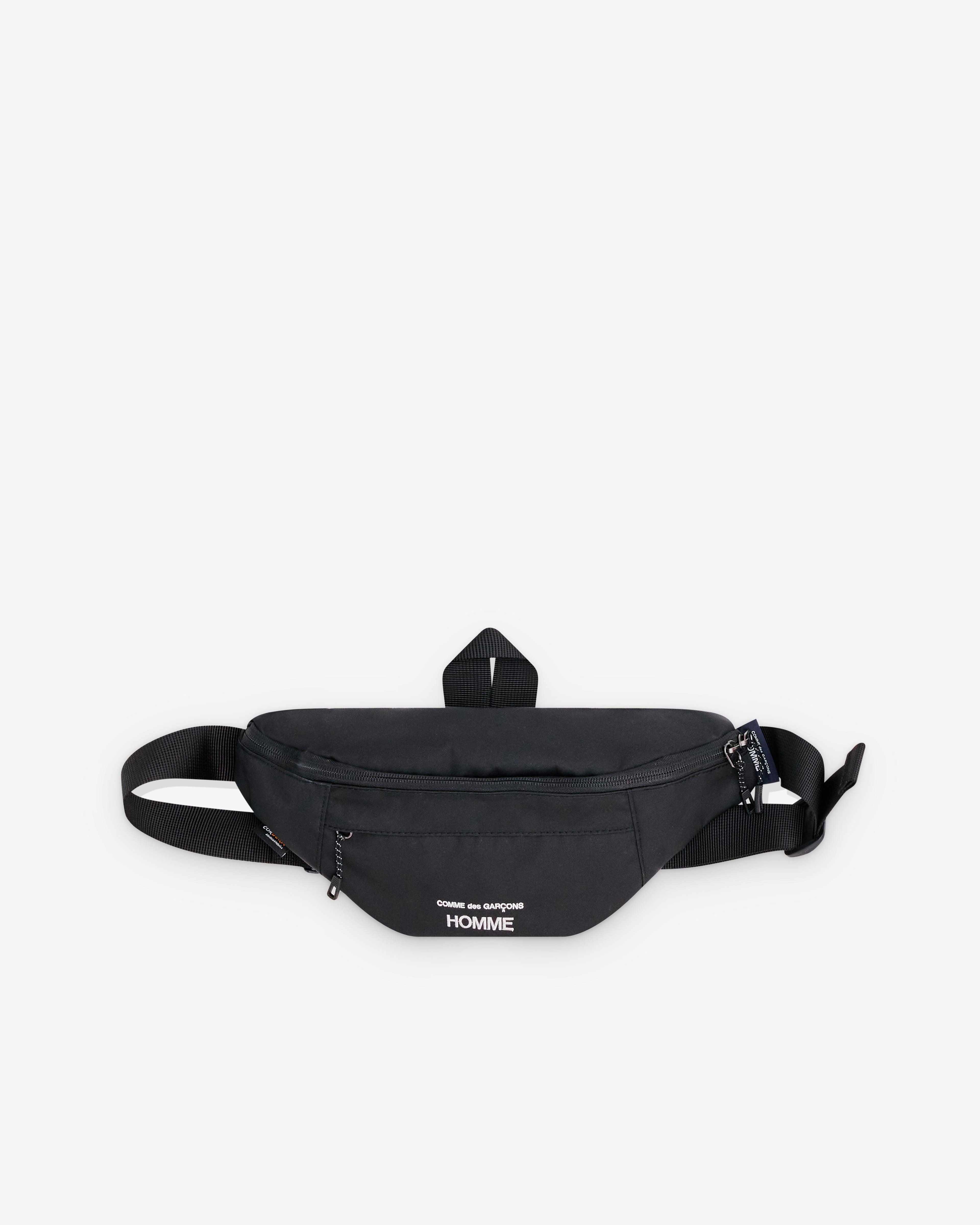 CDG Homme -  Cordura Waist Bag - (Black) by COMME DES GARCONS