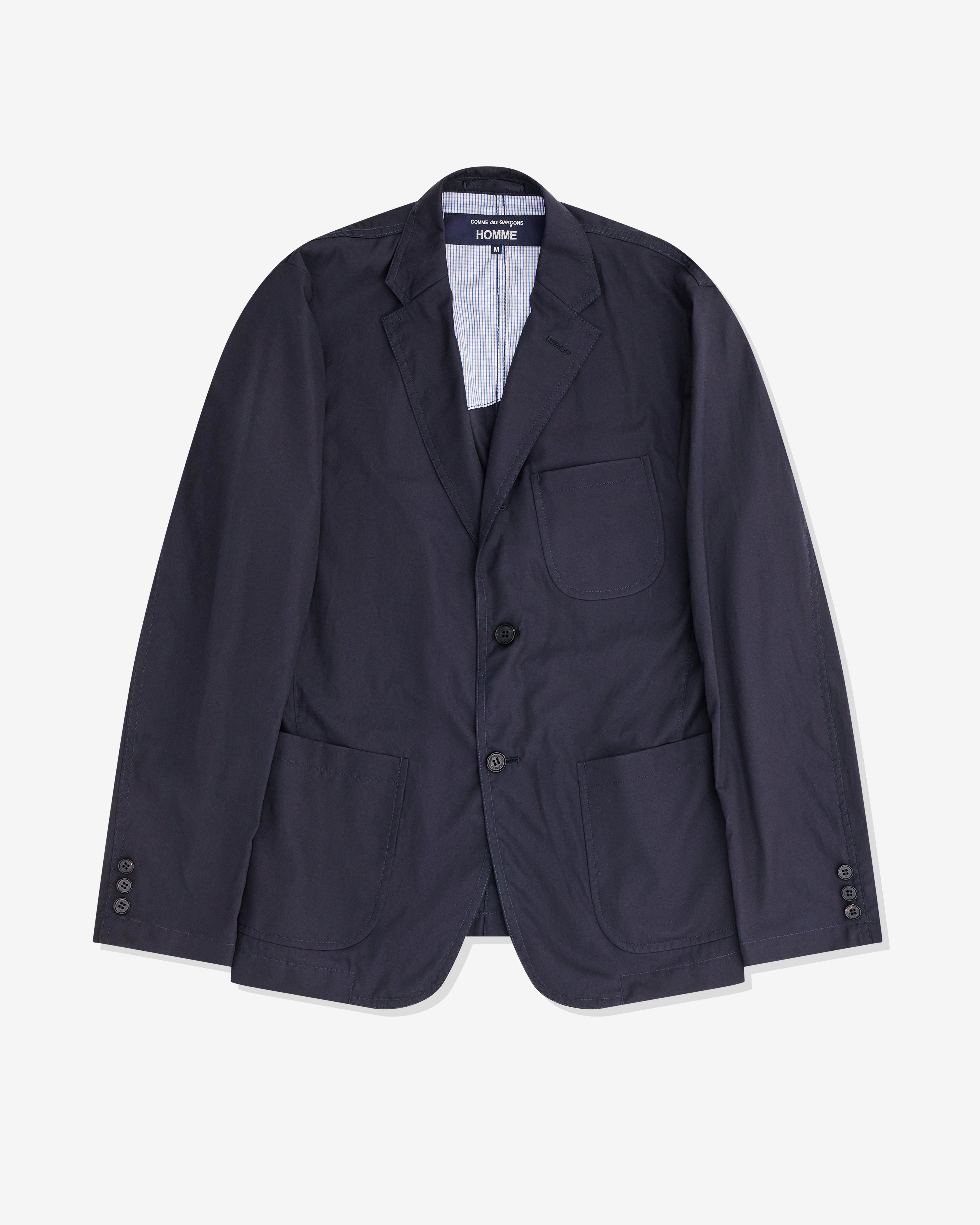 CDG Homme - Men’s Cotton Jacket - (Navy) by COMME DES GARCONS