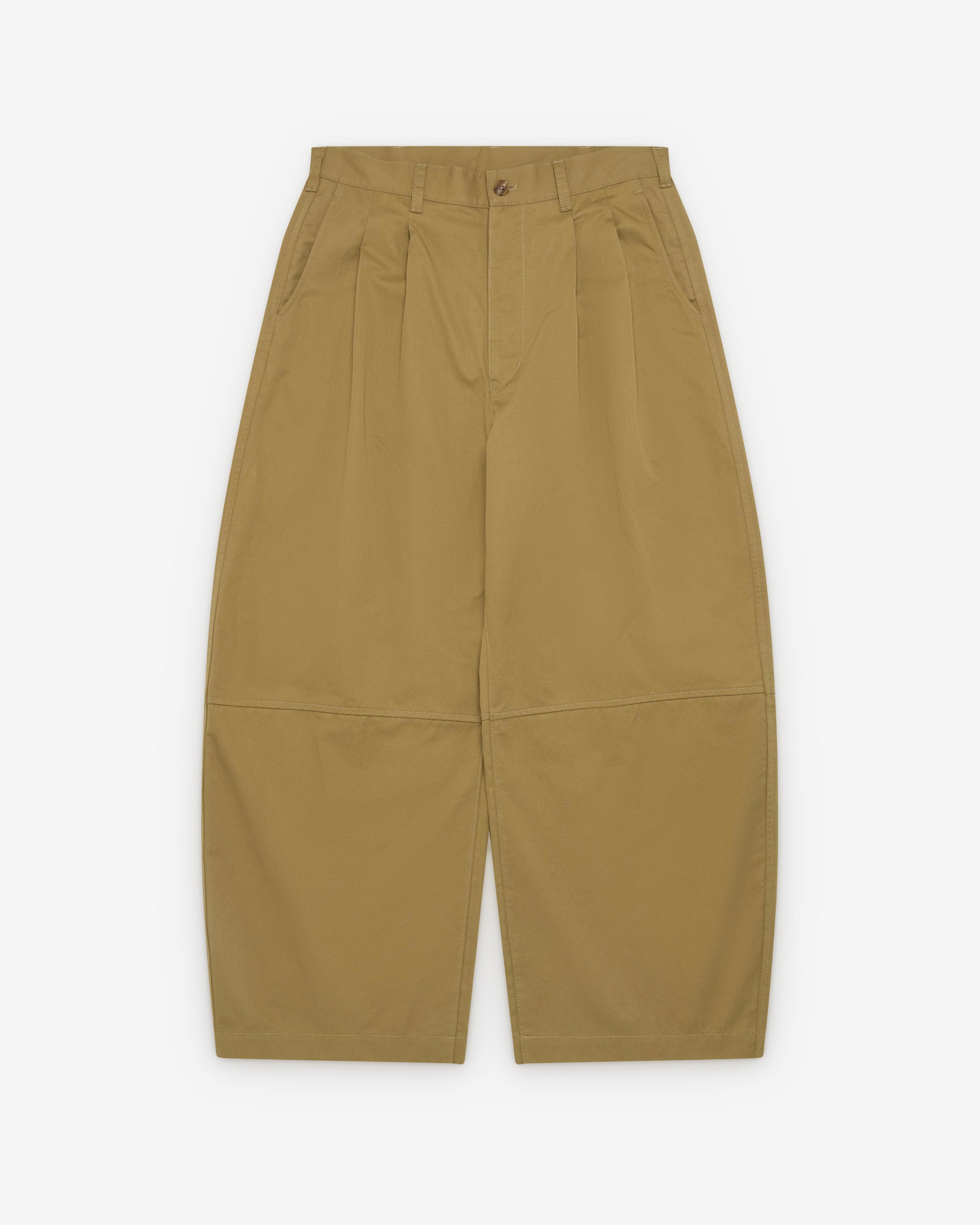 CDG Homme - Men's Double Pleated Trousers - (Beige) by COMME DES GARCONS
