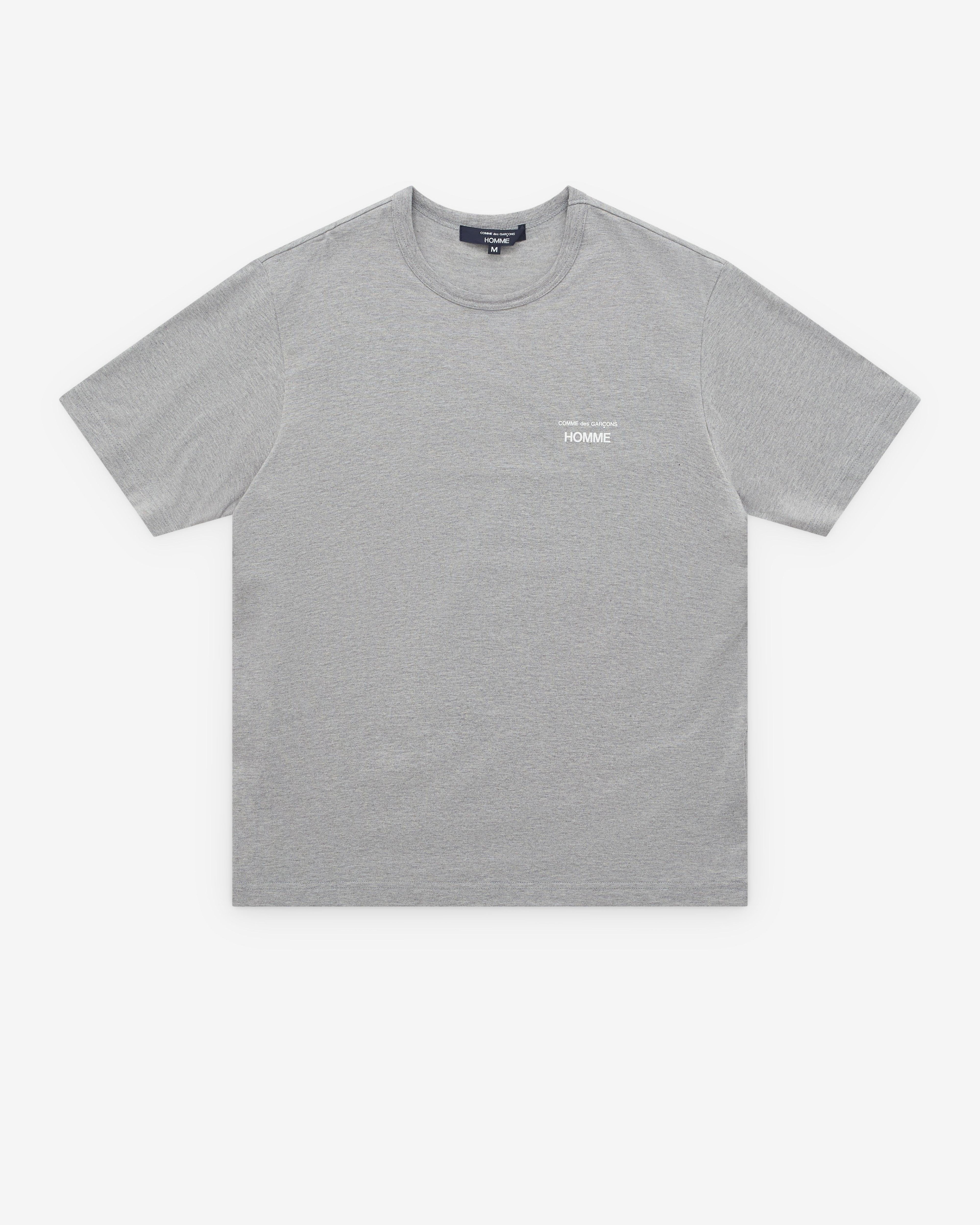 CDG Homme - Men’s Logo T-Shirt - (Grey) by COMME DES GARCONS