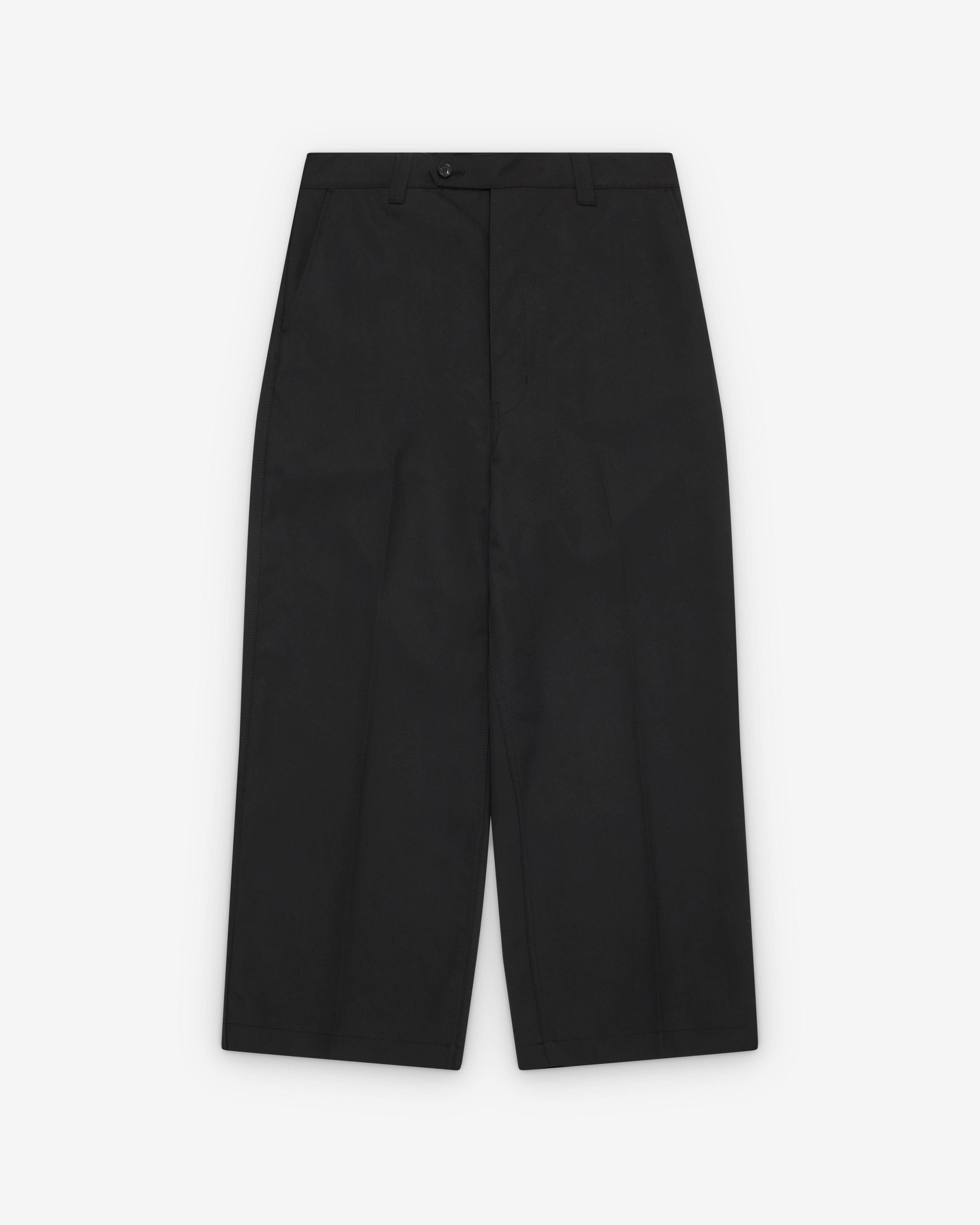 CDG Homme - Men's Pleated Trousers - (Black) by COMME DES GARCONS