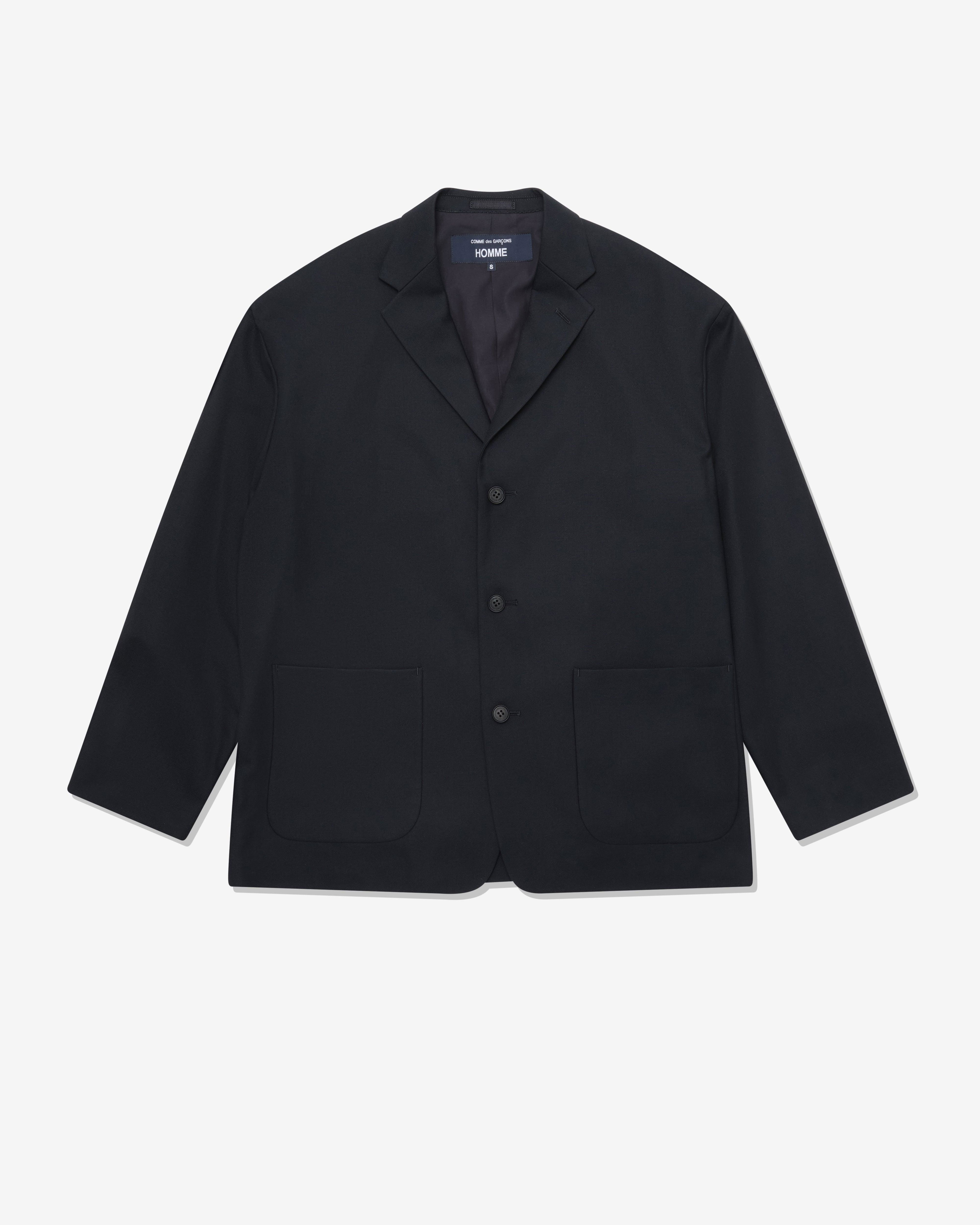 CDG Homme - Men's Relaxed Fit Blazer - (Navy) by COMME DES GARCONS
