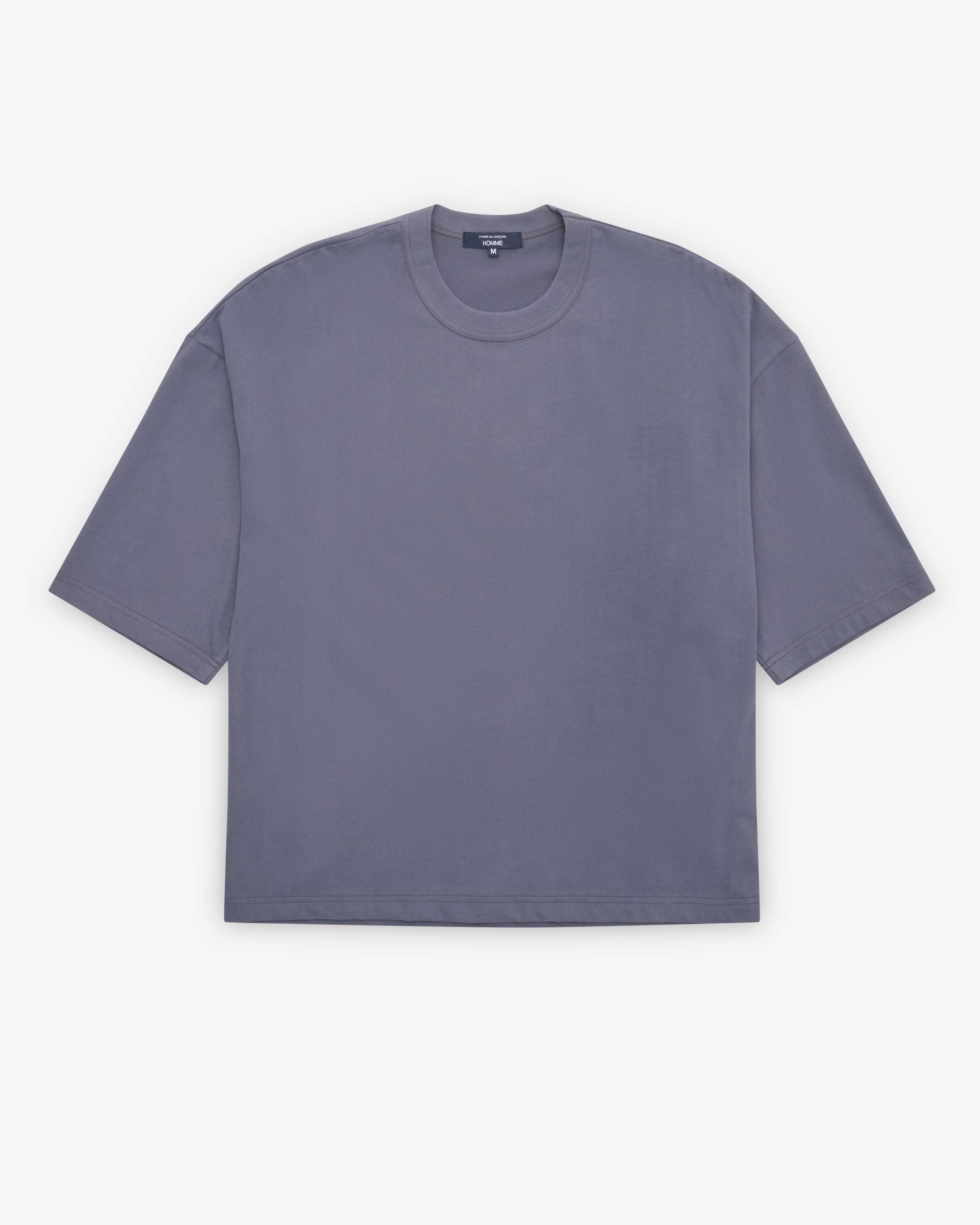 CDG Homme - Men's T-Shirt - (Charcoal) by COMME DES GARCONS