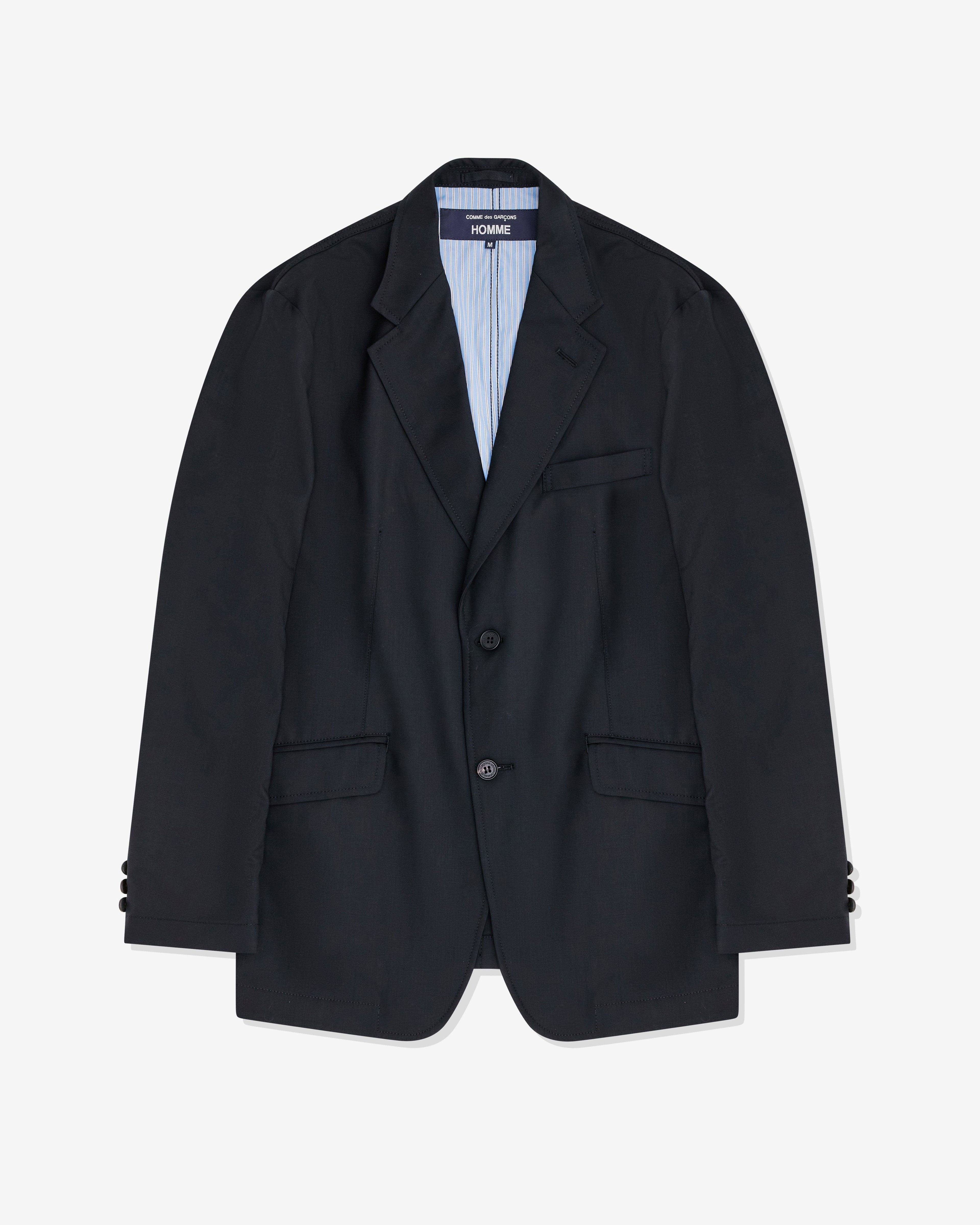 CDG Homme - Men’s Tropical Wool Jacket - (Black) by COMME DES GARCONS