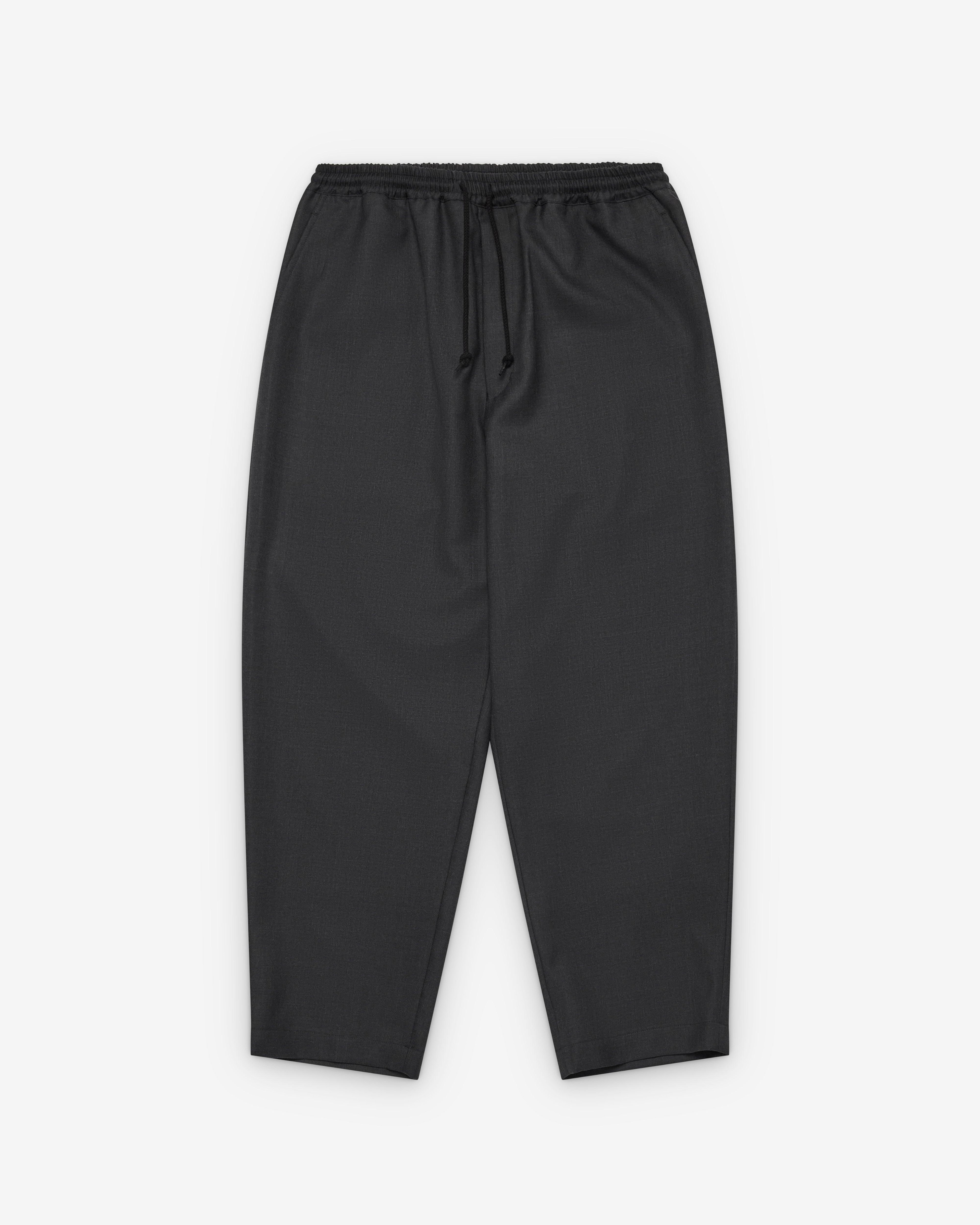 CDG Homme - Men's Wool Tapered Trousers - (Grey) by COMME DES GARCONS