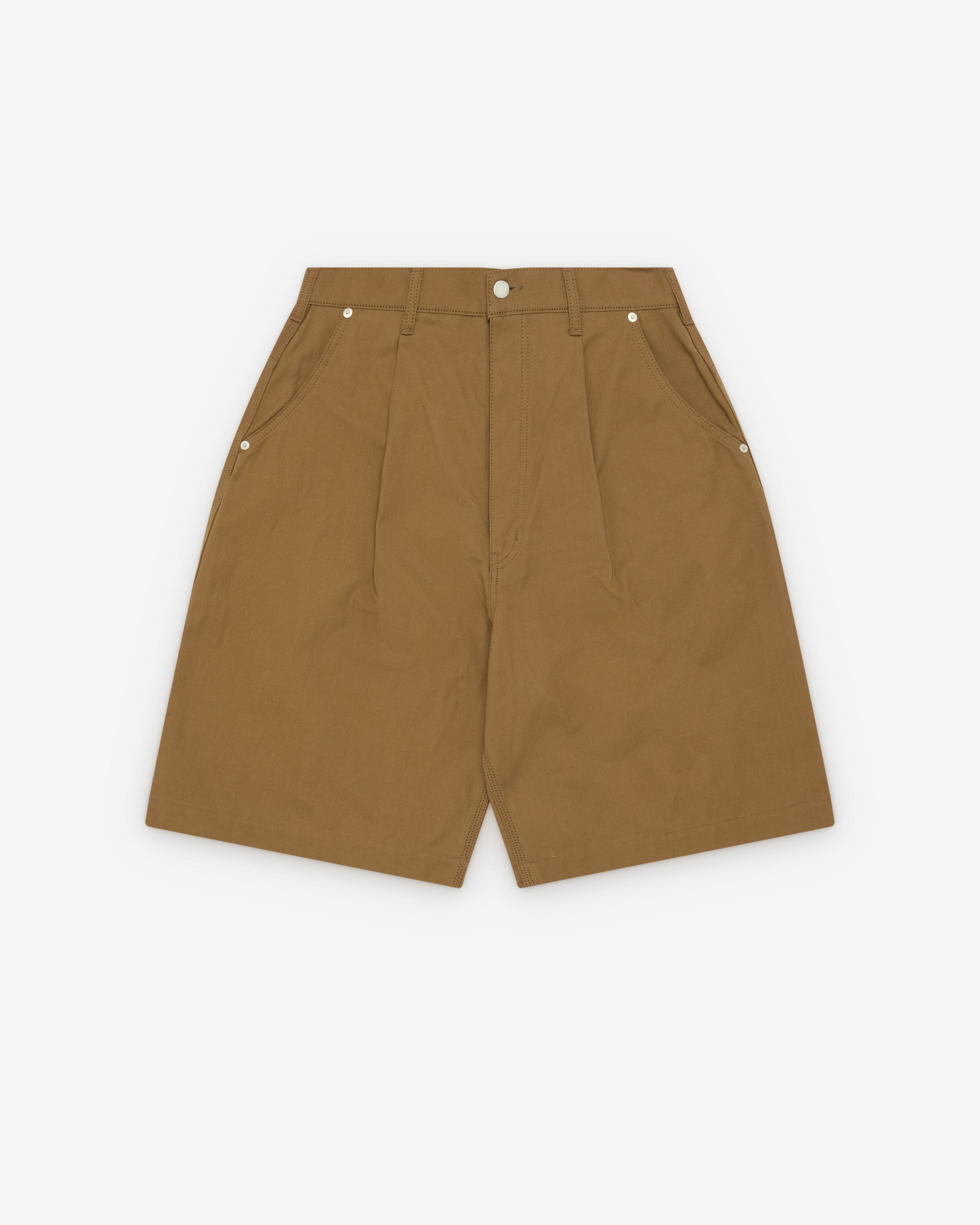 CDG Homme - Men's Work Shorts - (Brown) by COMME DES GARCONS