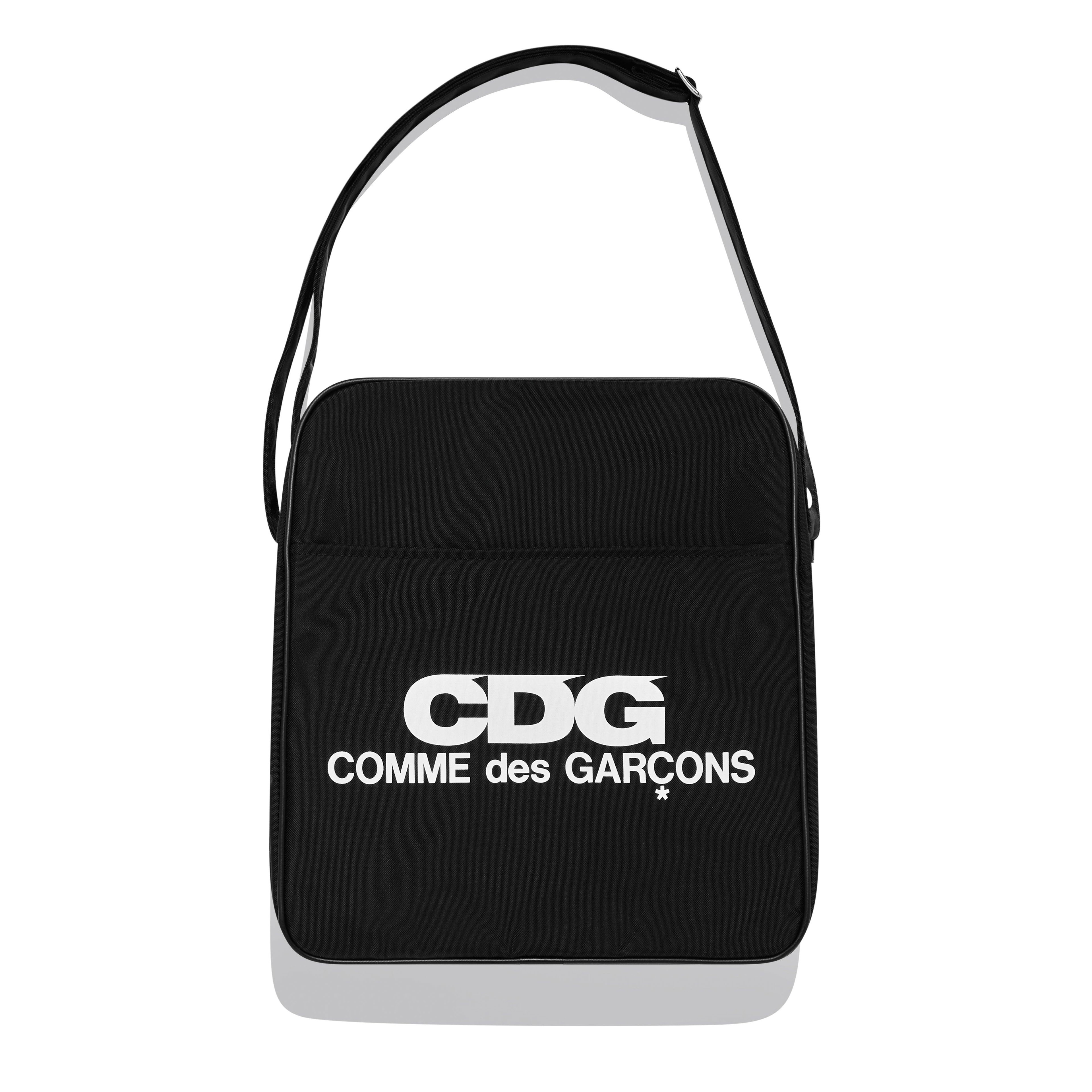 CDG - Large Shoulder Bag - (Black) by COMME DES GARCONS