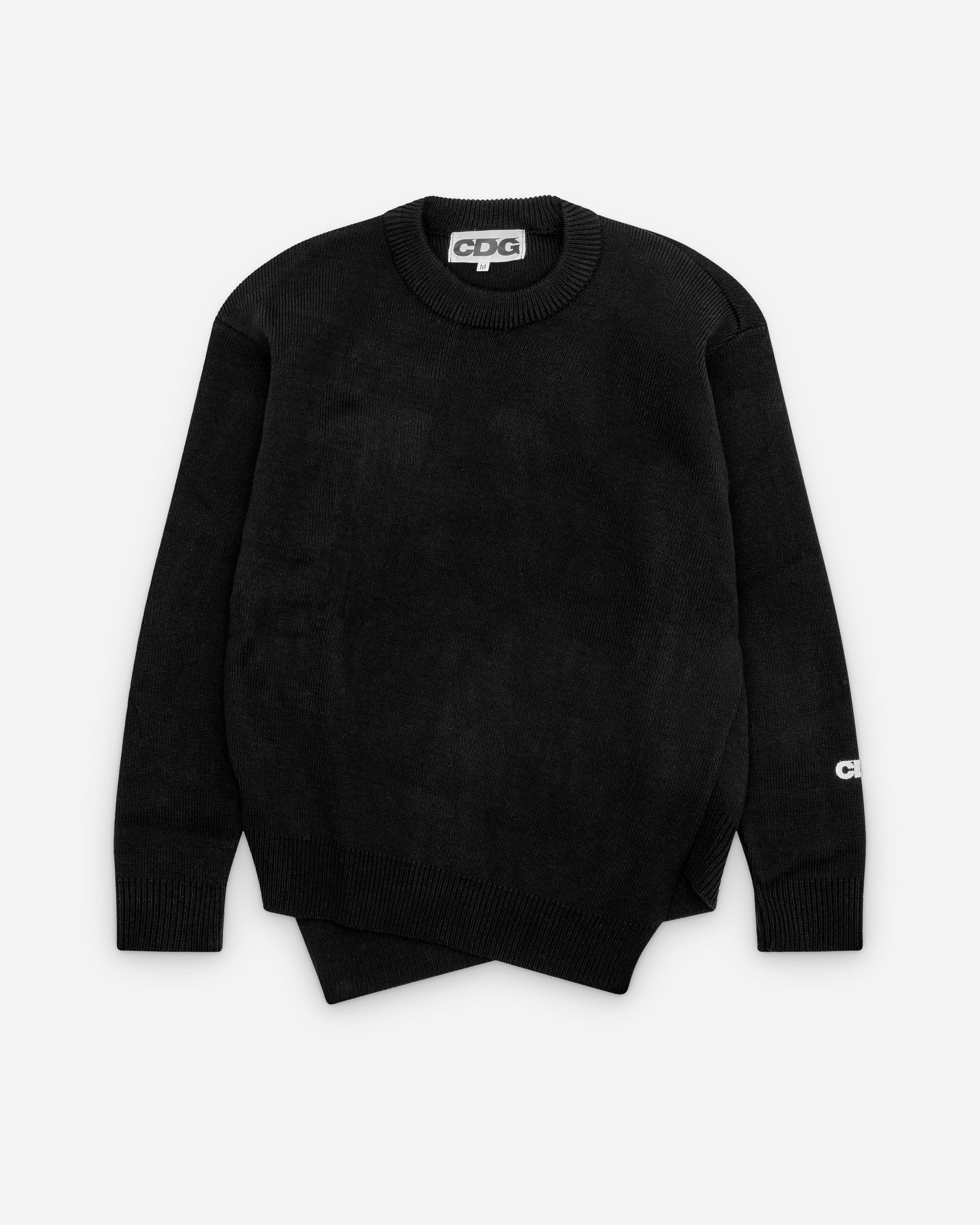 CDG - Lochaven of Scotland Bias Pullover - (Black) by COMME DES GARCONS