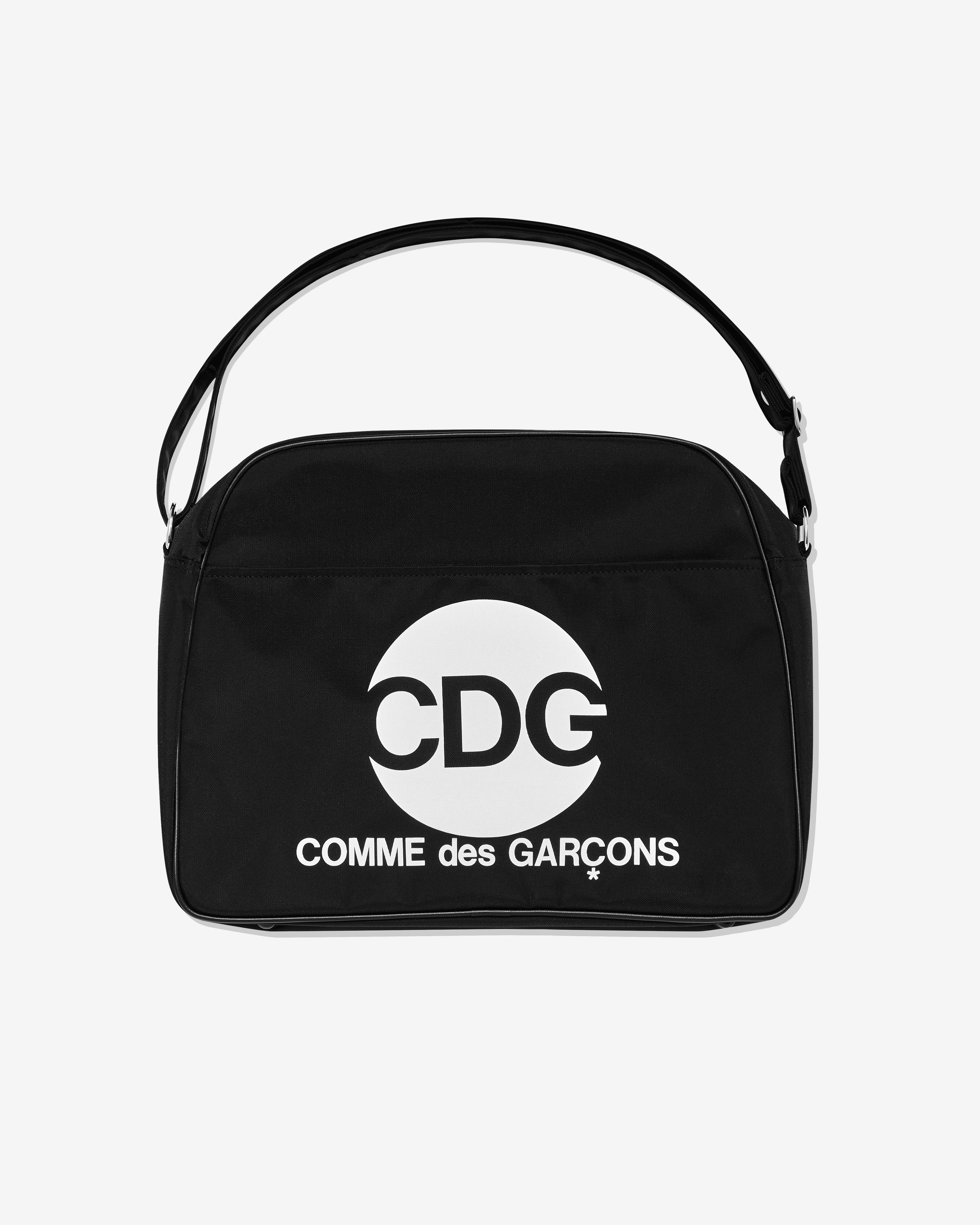 CDG - Logo Shoulder Bag - (Black) by COMME DES GARCONS