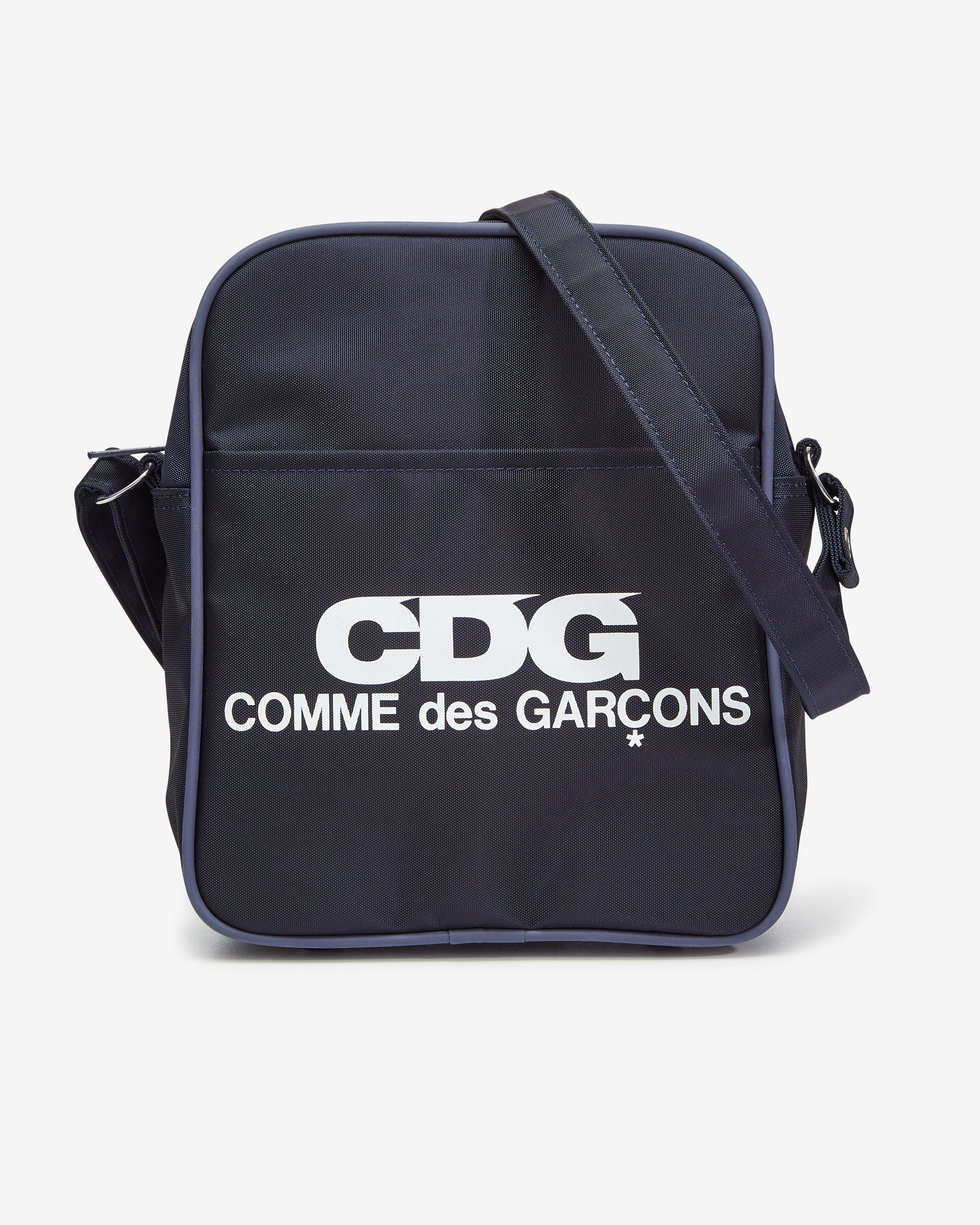 CDG - Logo Shoulder Bag - (Navy) by COMME DES GARCONS