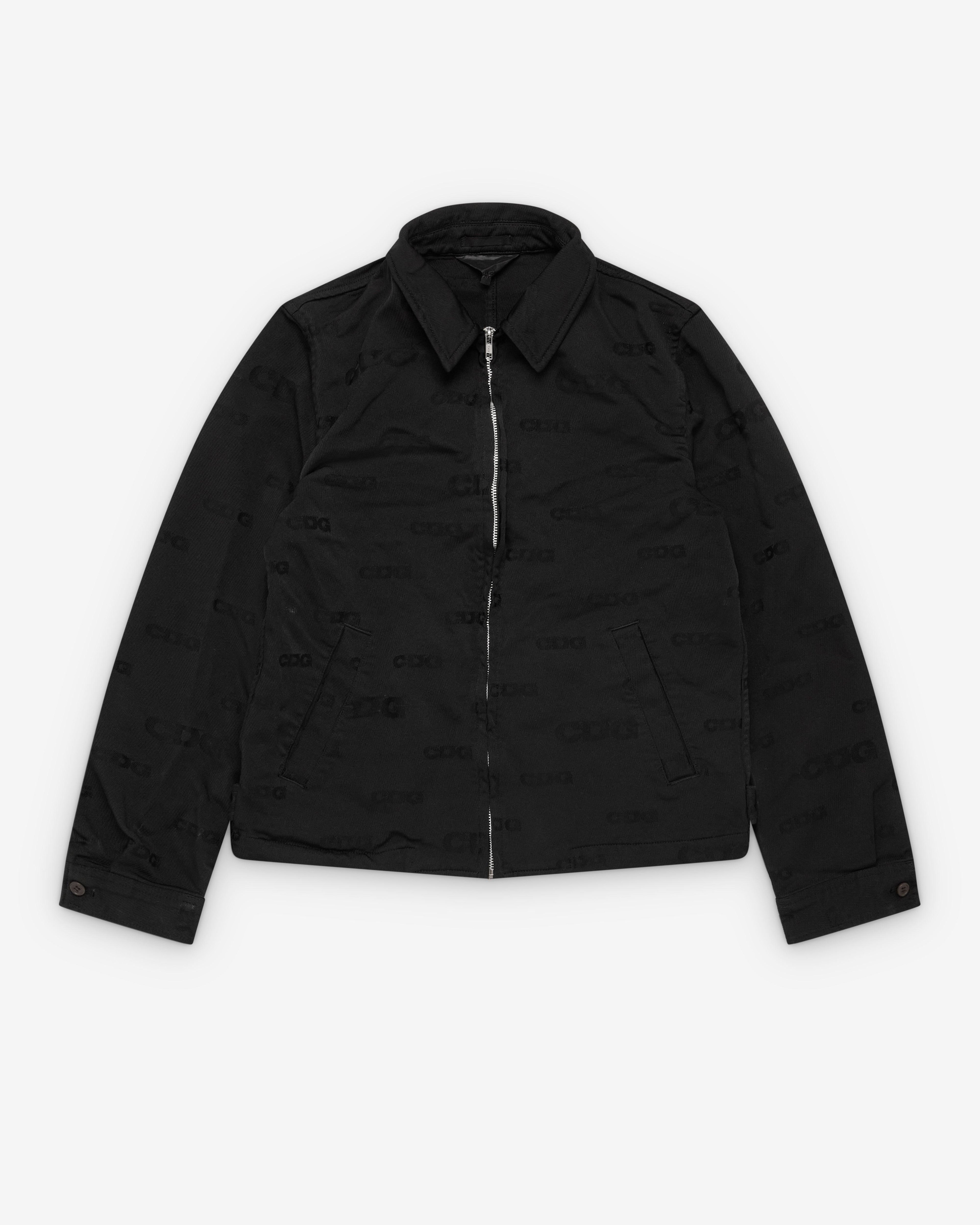 CDG - Men's Jacquard Logo Jacket - (Black) by COMME DES GARCONS