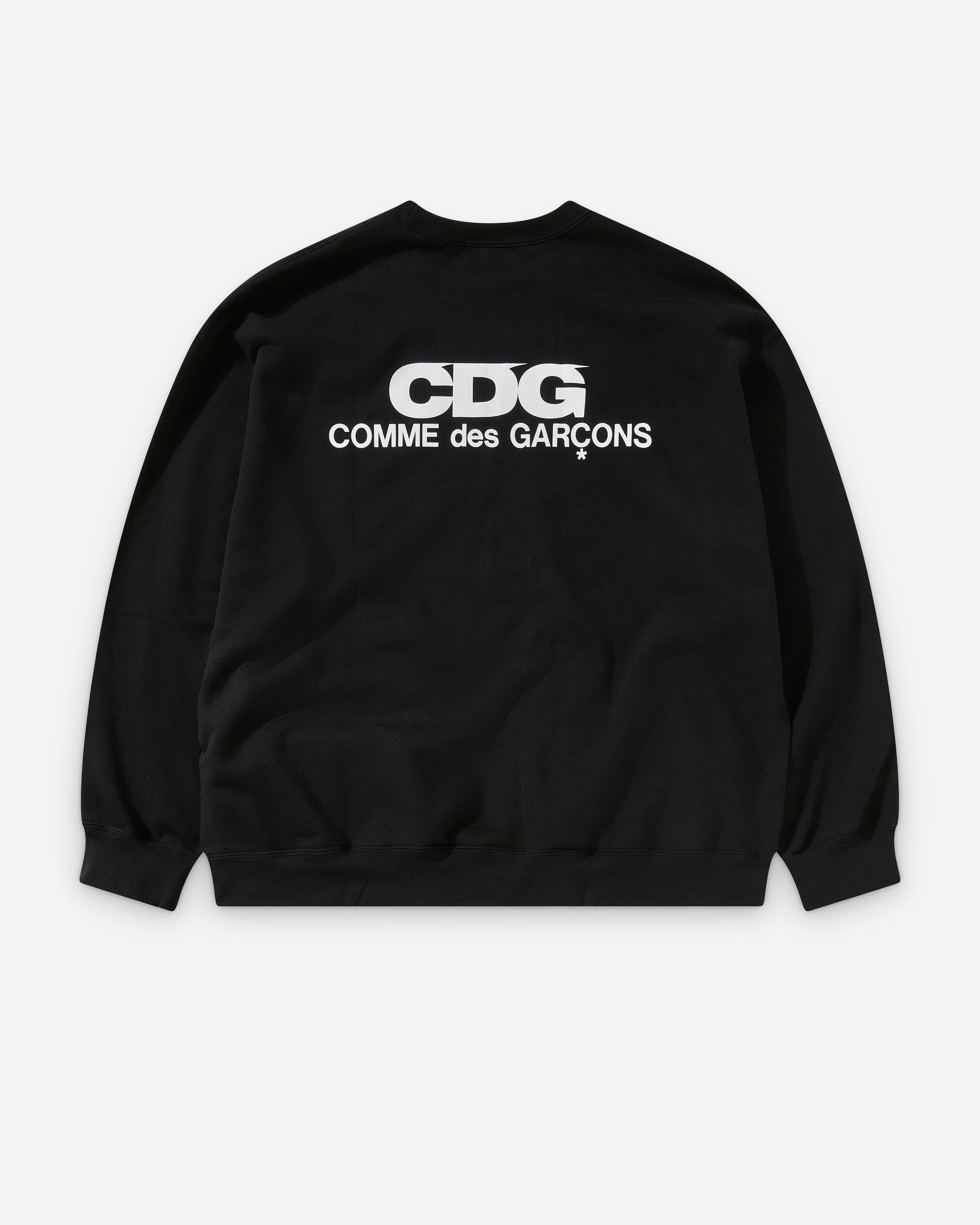 CDG - Oversized Sweatshirt - (Black) by COMME DES GARCONS