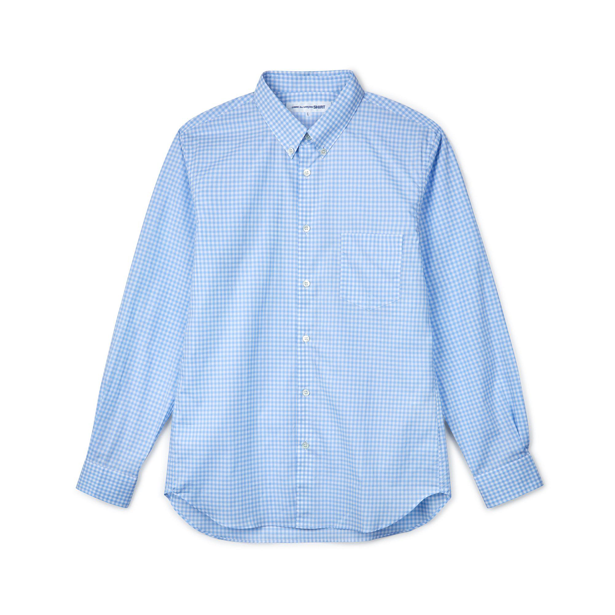 CDG Shirt Forever - Slim Fit Button-Down Checked Shirt - (2) by COMME DES GARCONS