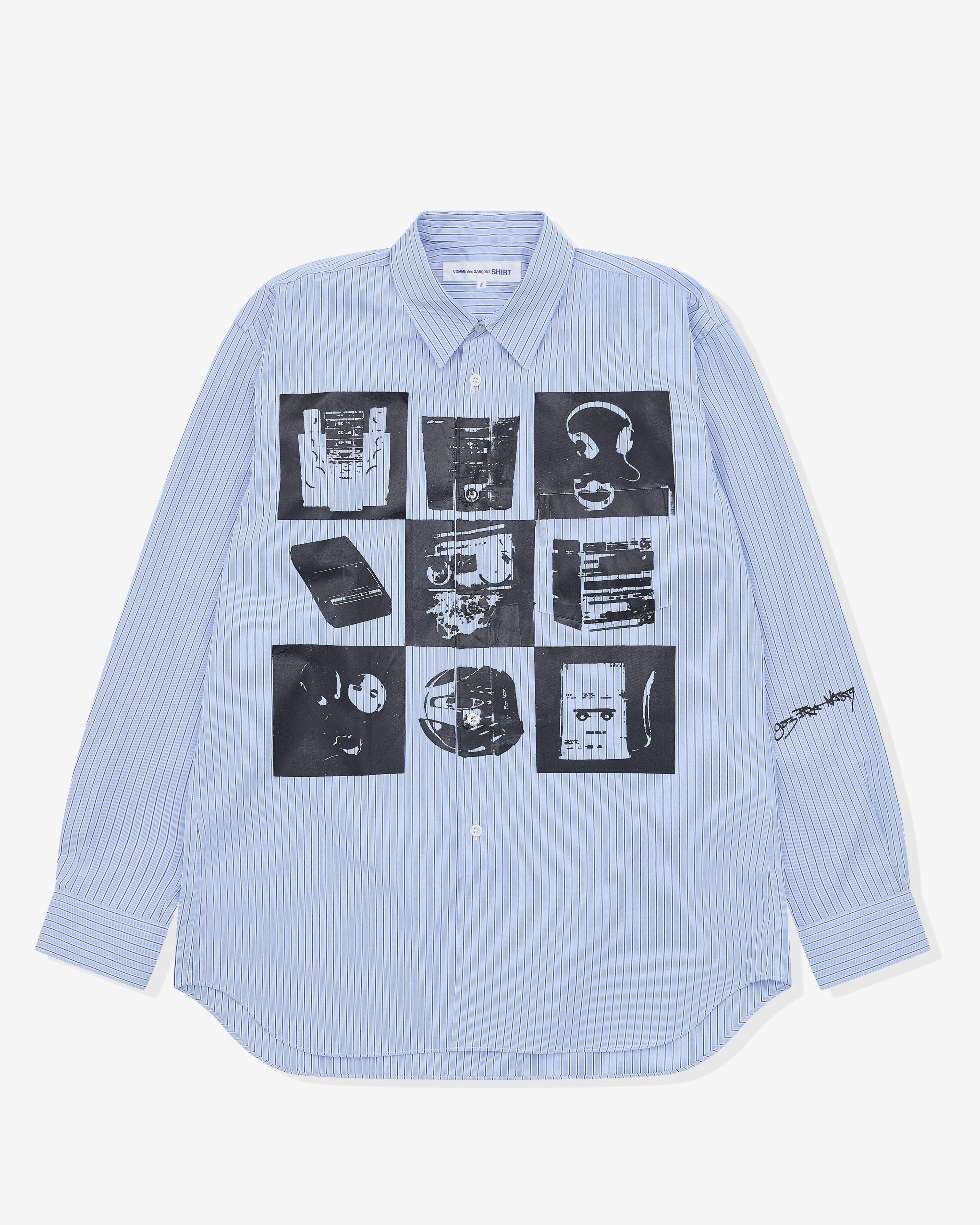 CDG Shirt - Men’s A$AP Nast Tech Shirt - (Black Print) by COMME DES GARCONS