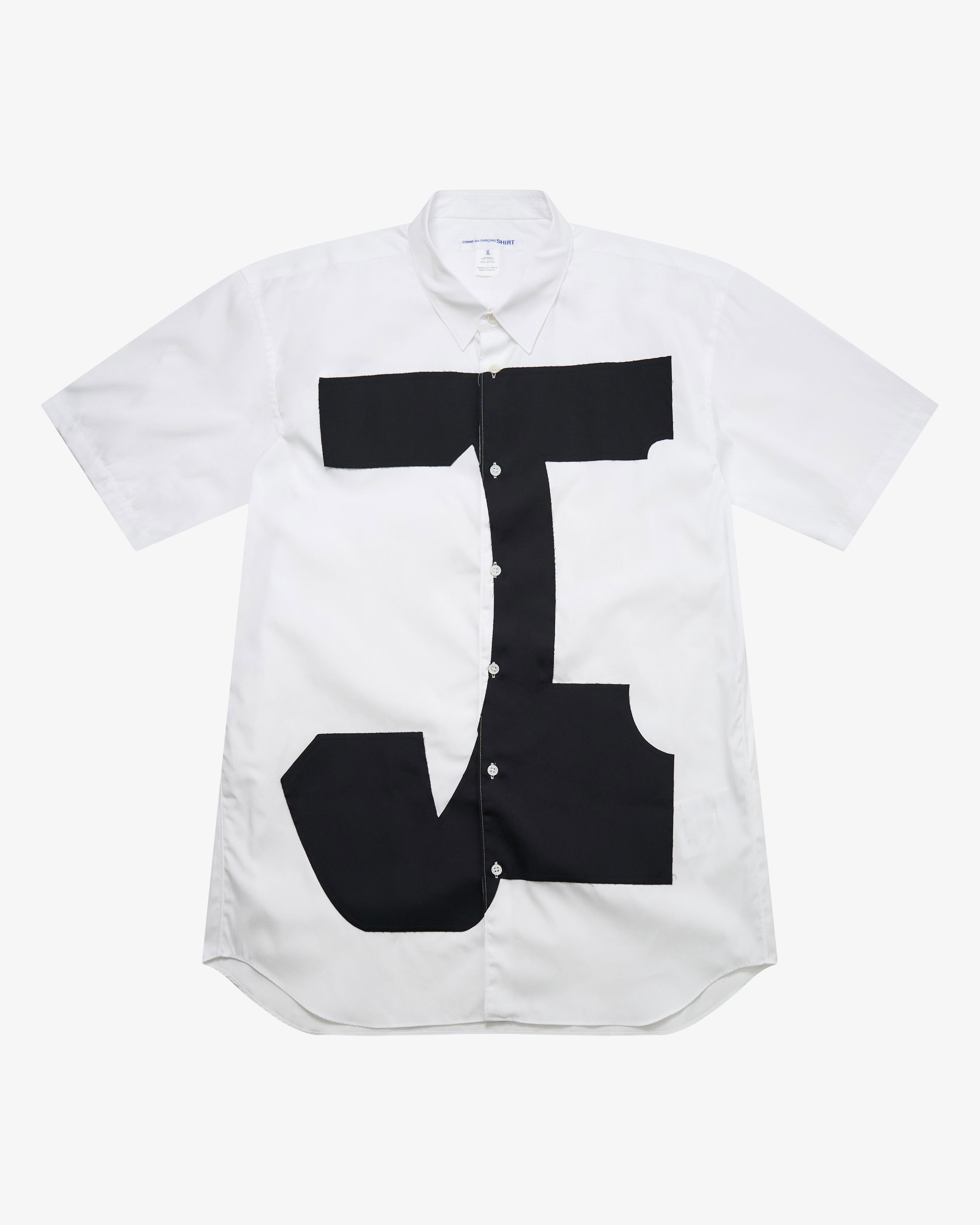 CDG Shirt - Men's Cotton Poplin - (White) by COMME DES GARCONS