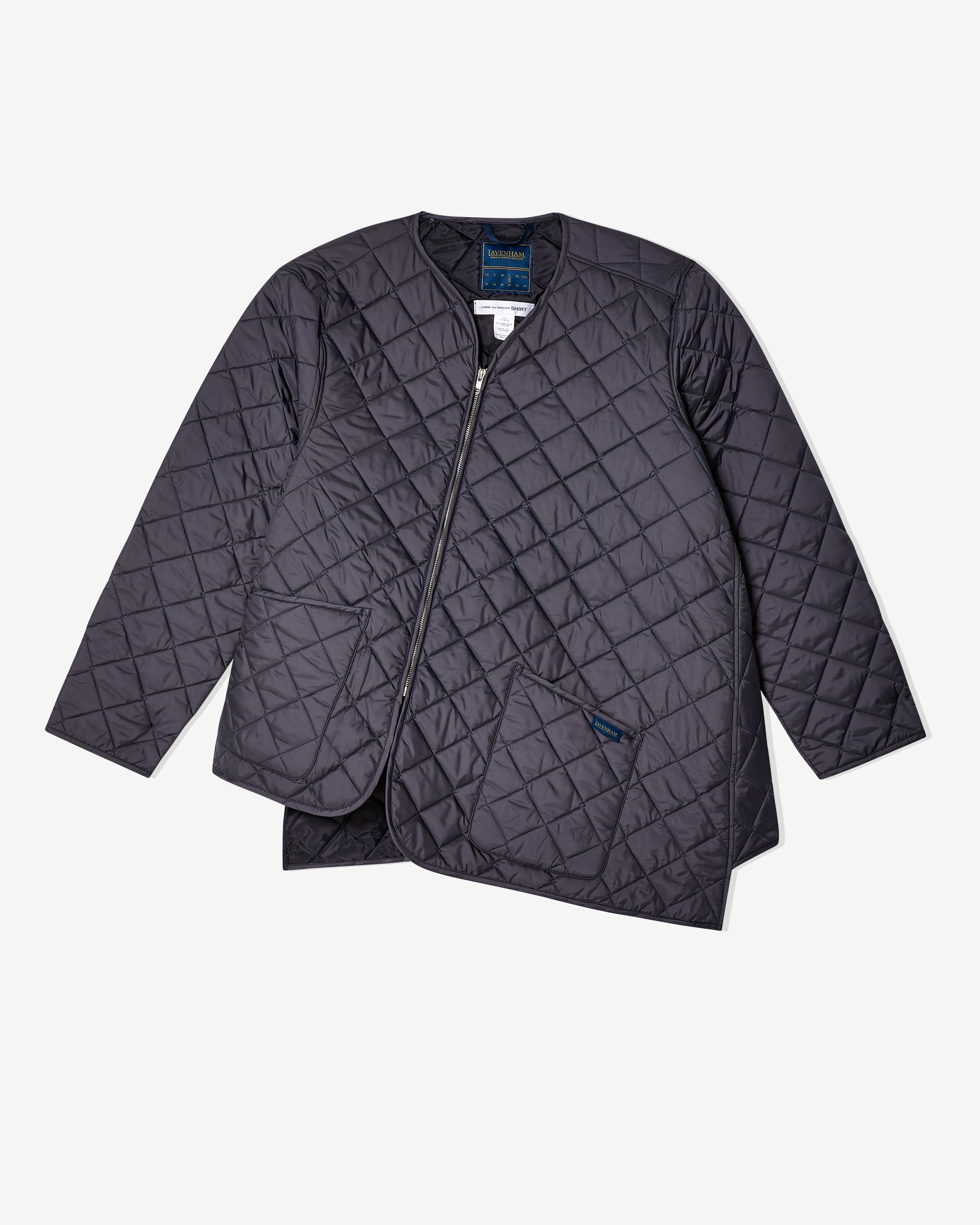 CDG Shirt - Men's Lavenham Bias Thornham Jacket - (Navy) by COMME DES GARCONS CDG Shirt - Men's Lavenham Bias Thornham Jacket - (Navy) by COMME DES GARCONS