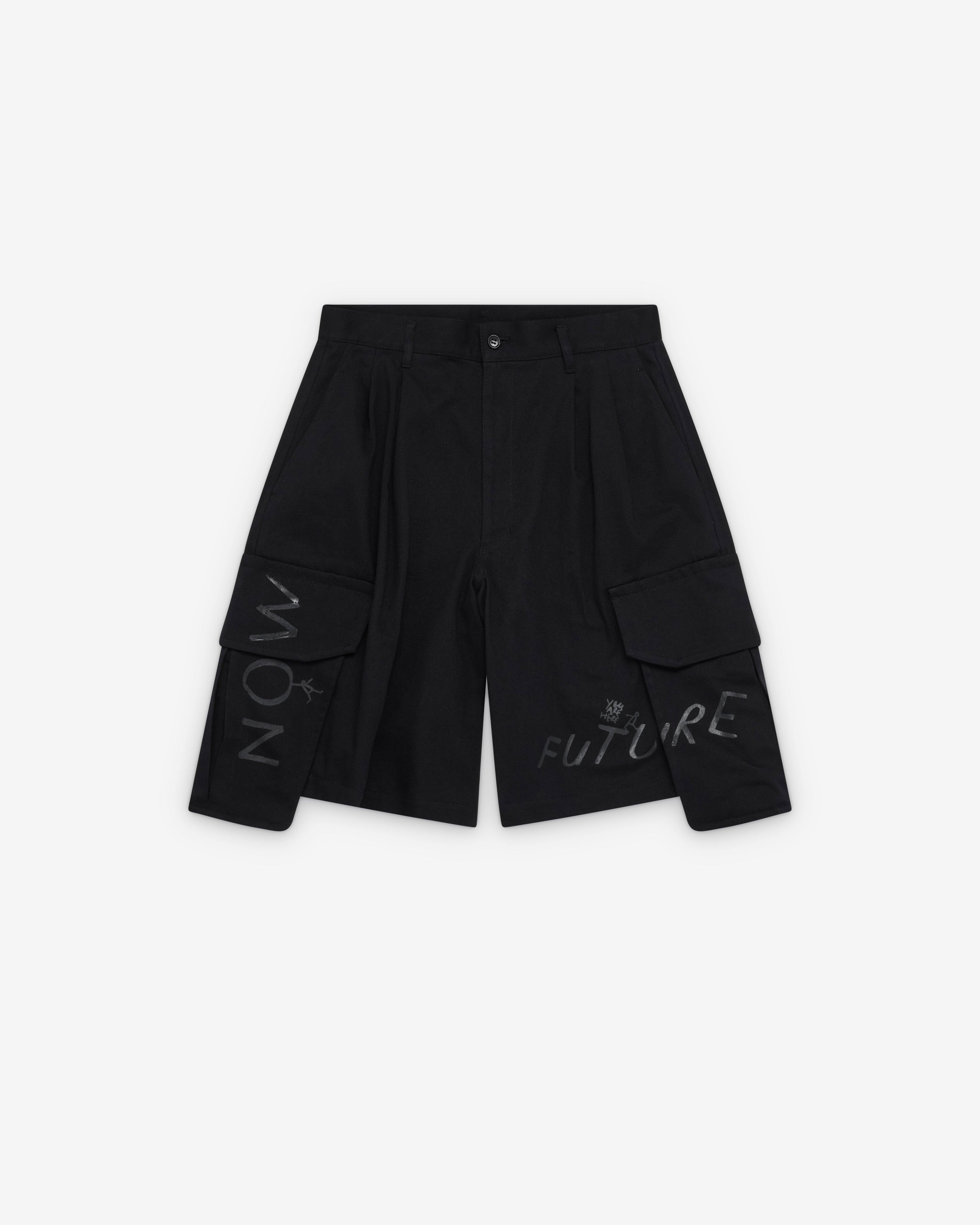 CDG Shirt - Men's Now Future Shorts - (Black) by COMME DES GARCONS