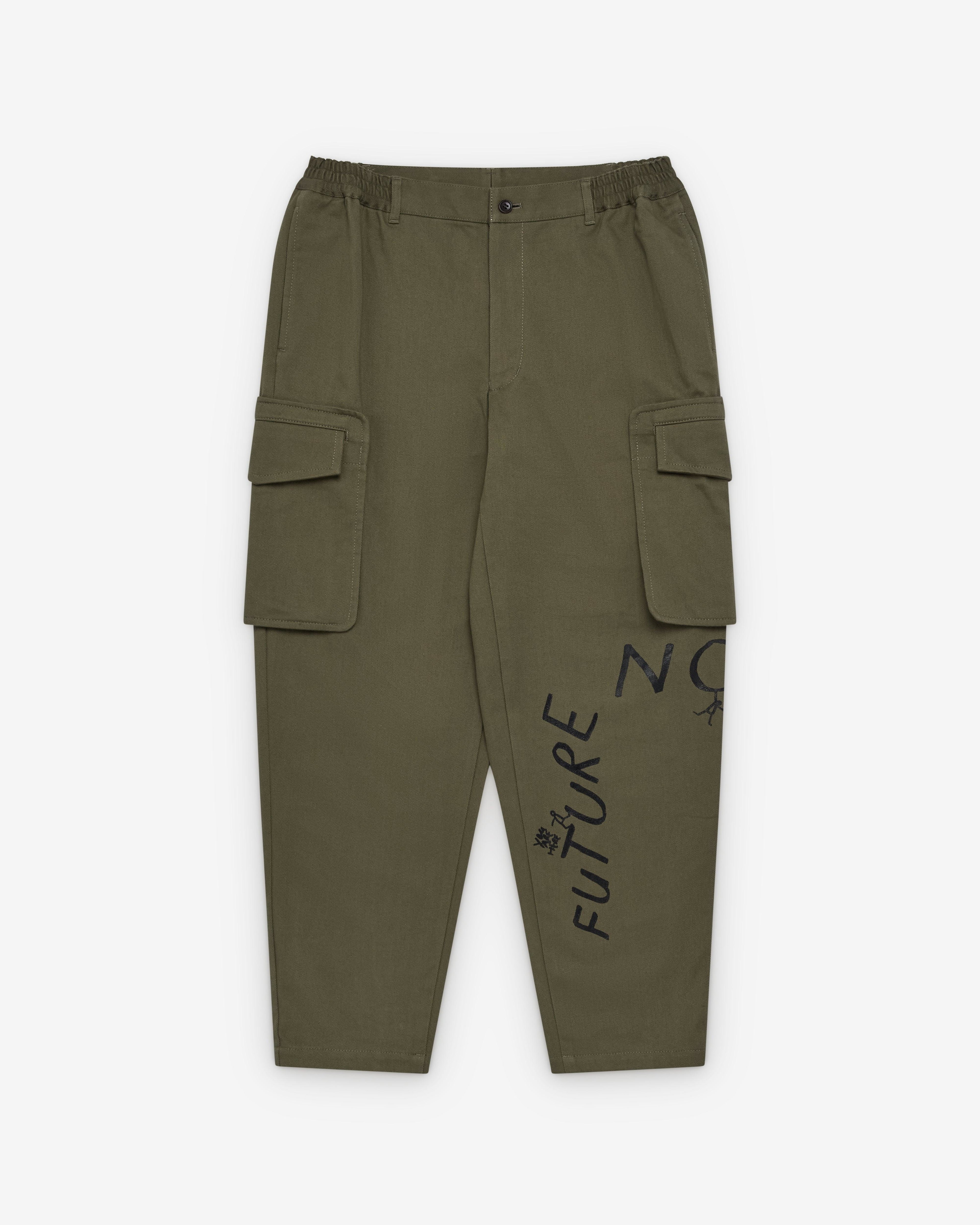 CDG Shirt - Men's Now Future Trousers - (Khaki Green) by COMME DES GARCONS