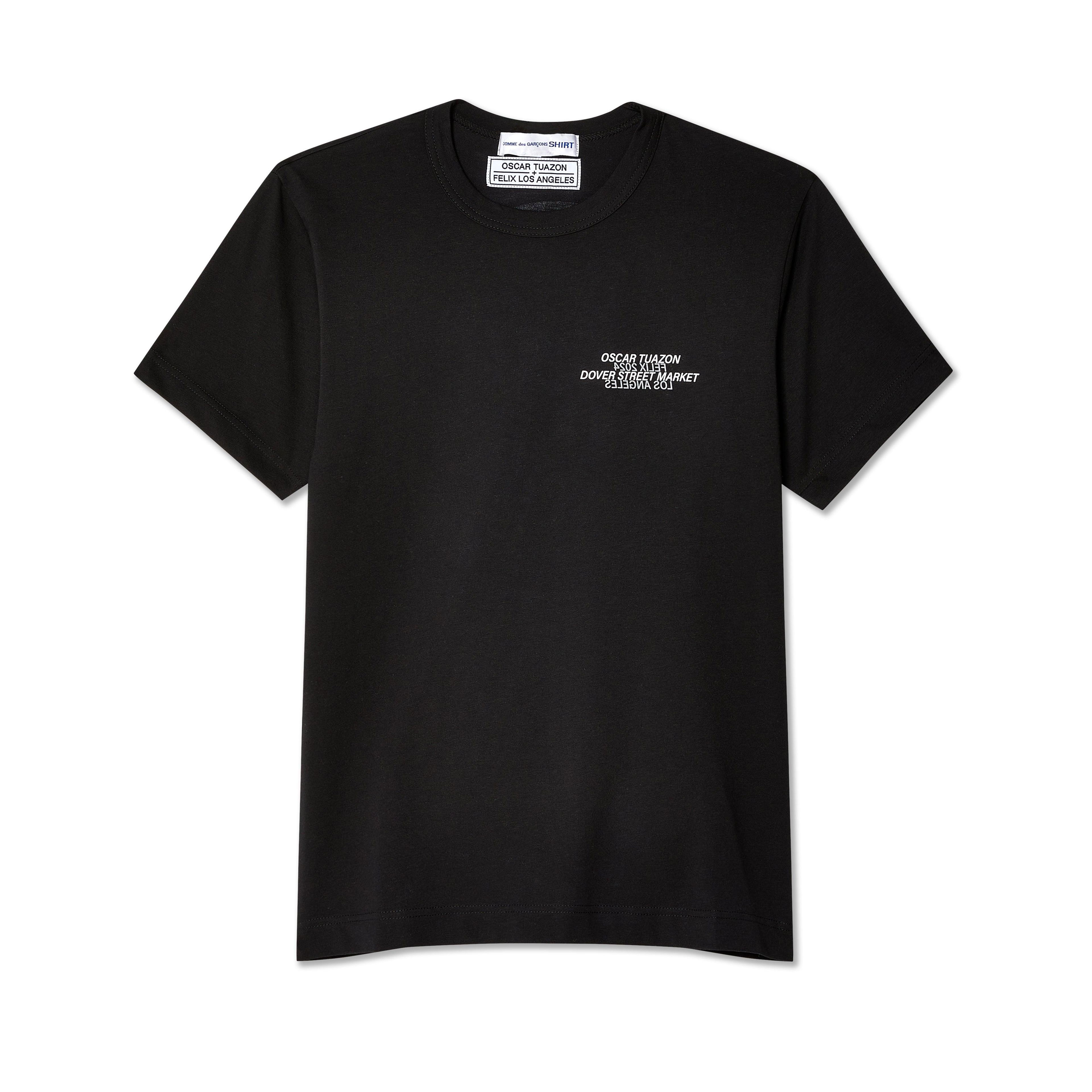 CDG Shirt - Men's Oscar Tuazon Special Tee - (Black) by COMME DES GARCONS CDG Shirt - Men's Oscar Tuazon Special Tee - (Black) by COMME DES GARCONS