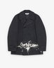 CDG Shirt - Men's Printed Wool Tweed - (Grey) by COMME DES GARCONS CDG Shirt - Men's Printed Wool Tweed - (Grey) by COMME DES GARCONS