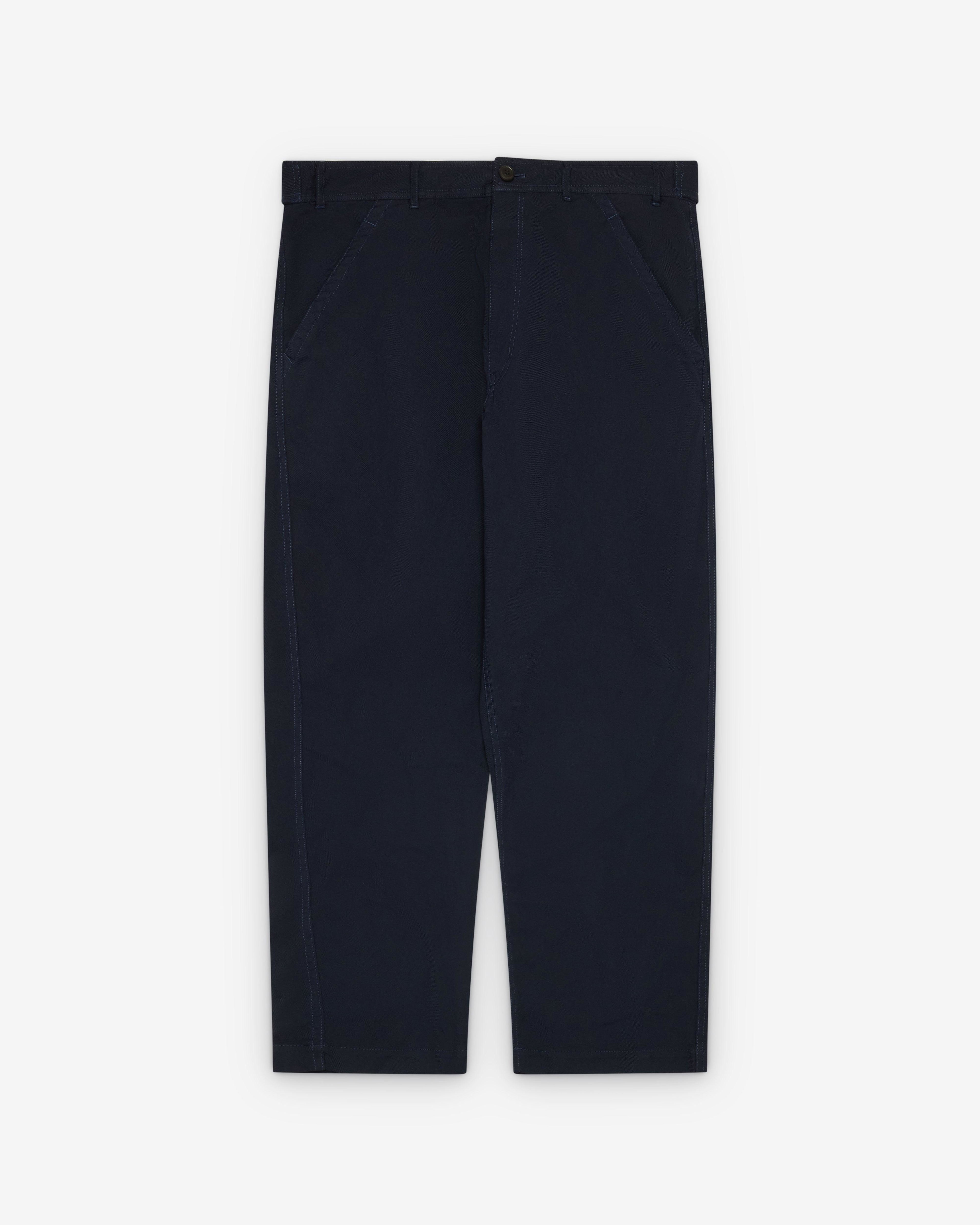 CDG Shirt - Men's Straight Leg Trousers - (Blue) by COMME DES GARCONS