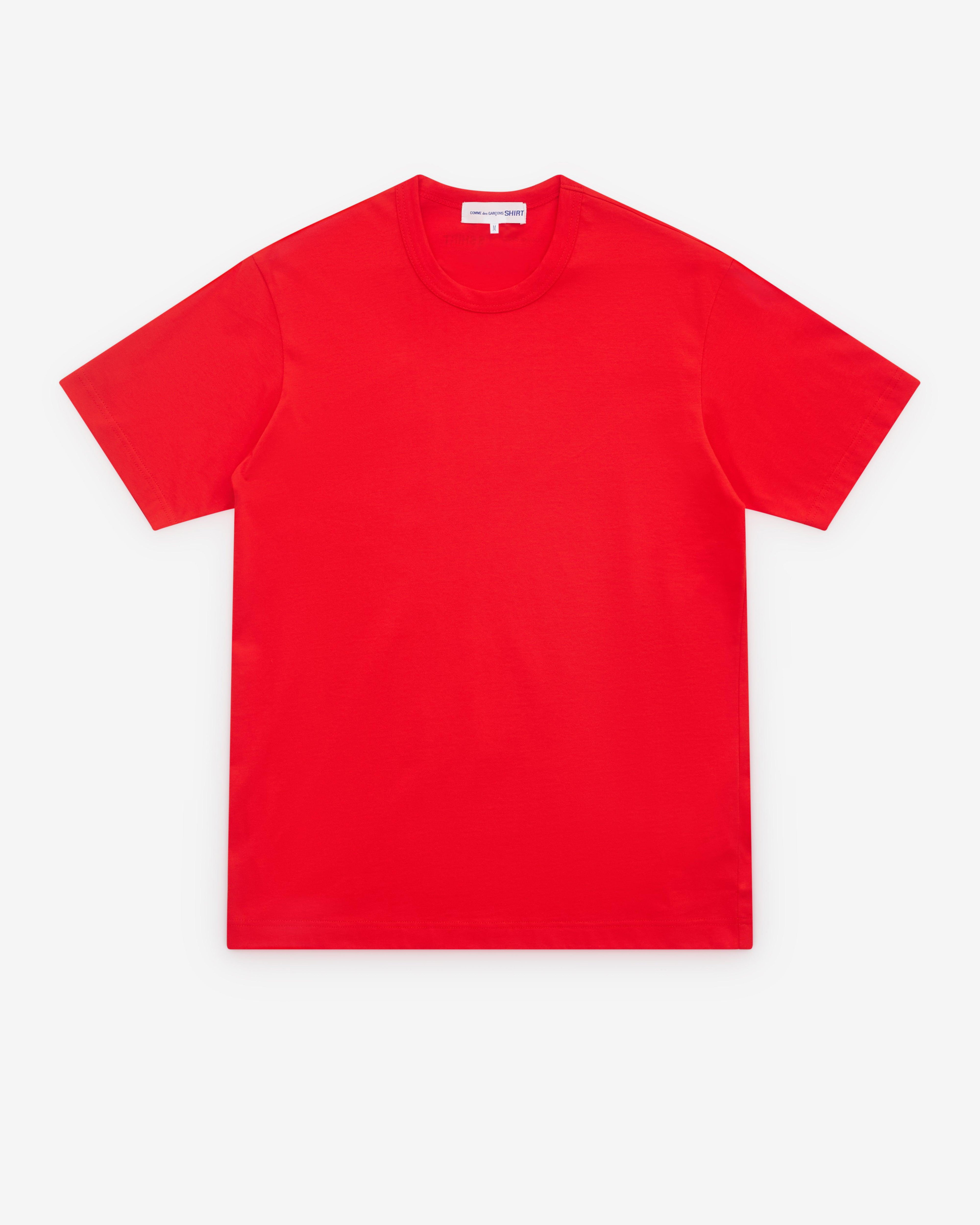 CDG Shirt - Men’s T-Shirt - (Red) by COMME DES GARCONS
