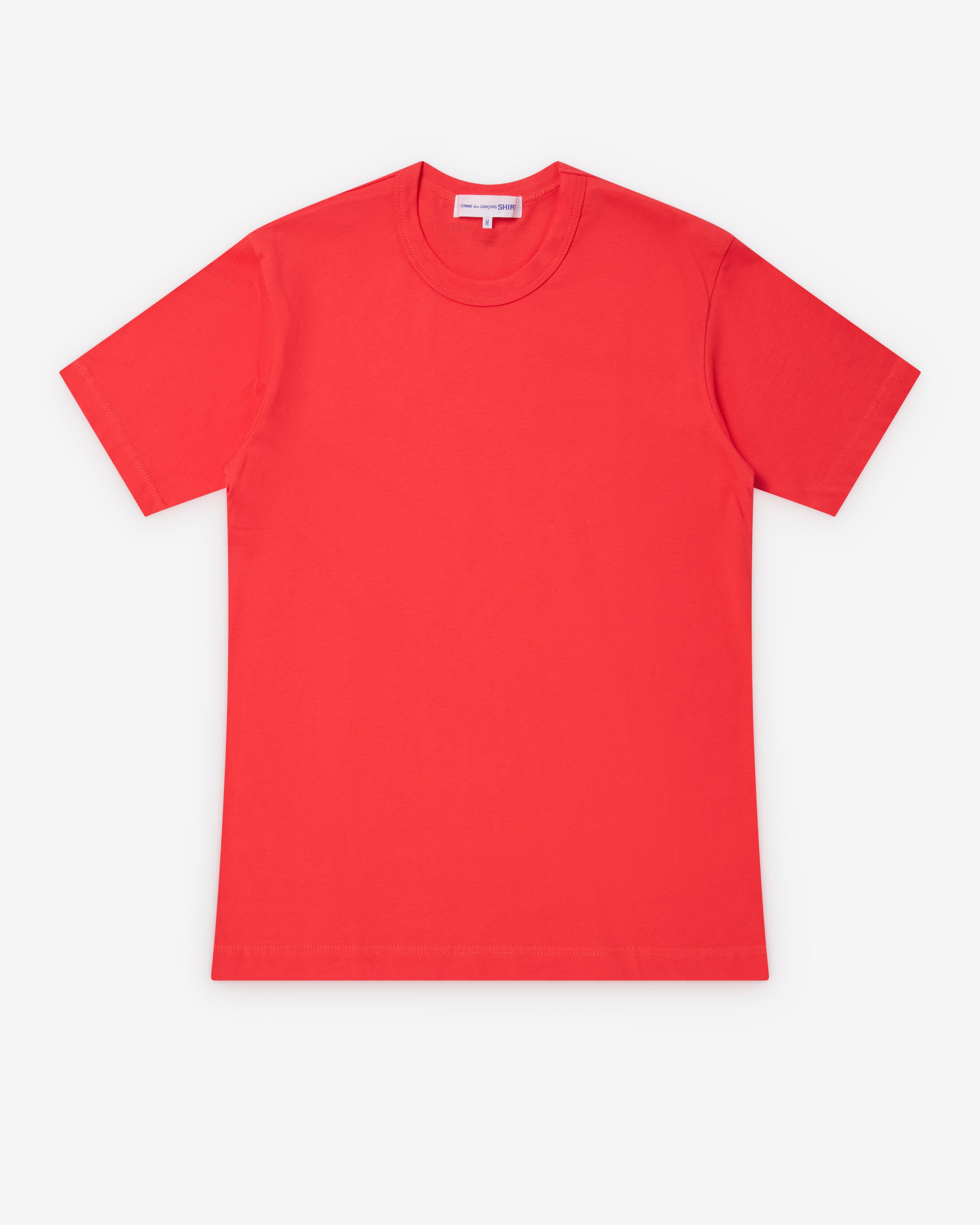 CDG Shirt - Men's T-Shirt - (Red) by COMME DES GARCONS