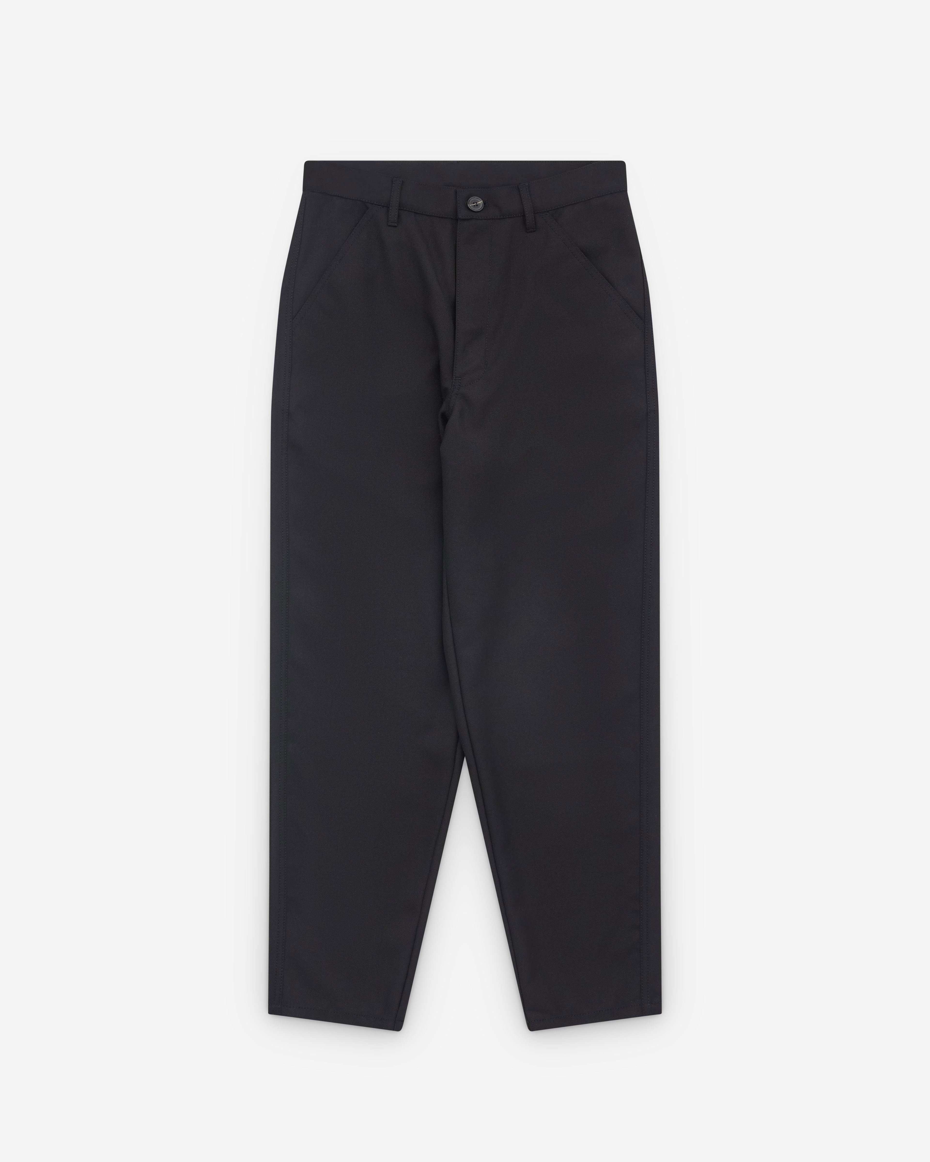 CDG Shirt - Men's Tapered Leg Trousers - (Black) by COMME DES GARCONS