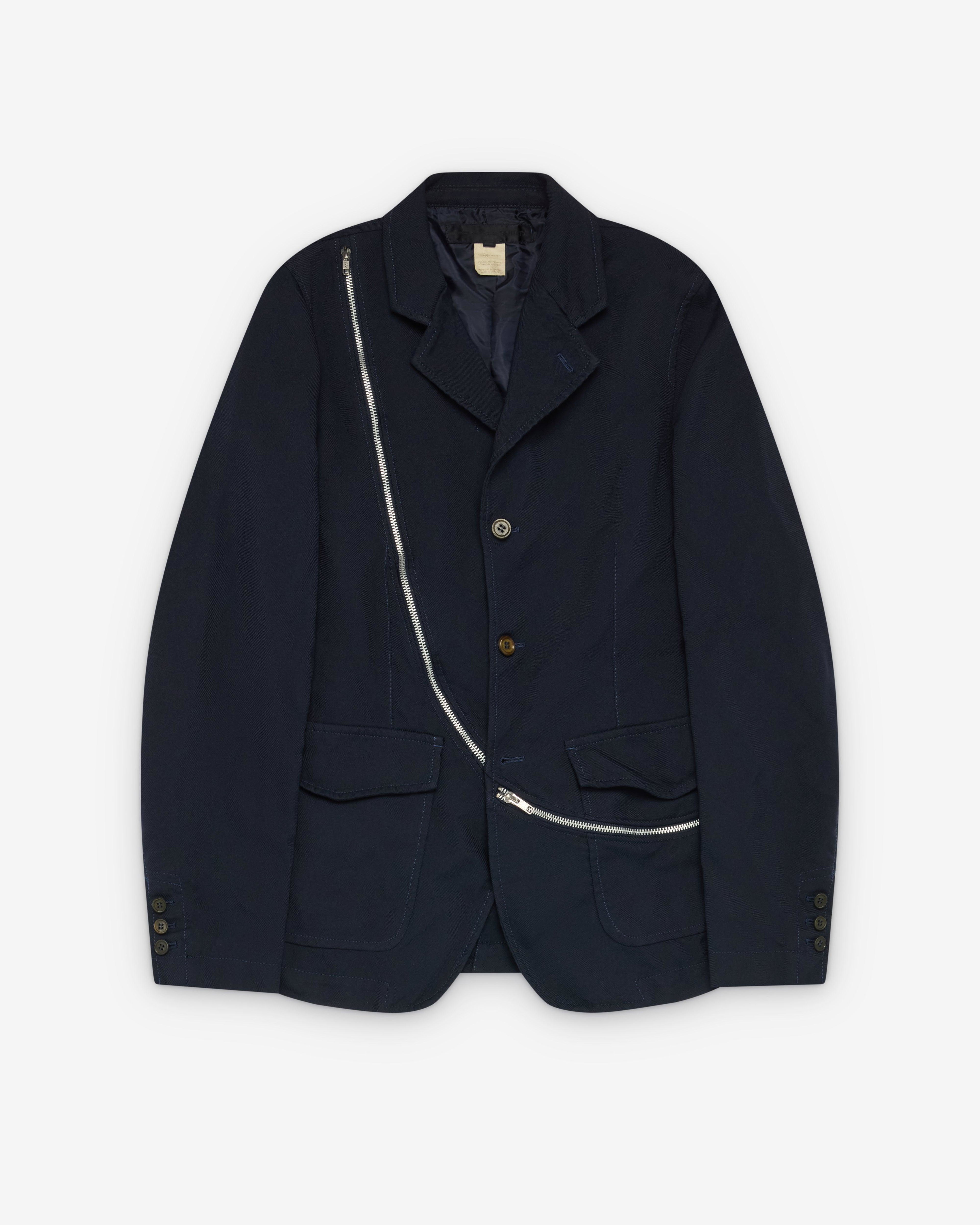 CDG Shirt - Men's Zip Blazer - (Black) by COMME DES GARCONS