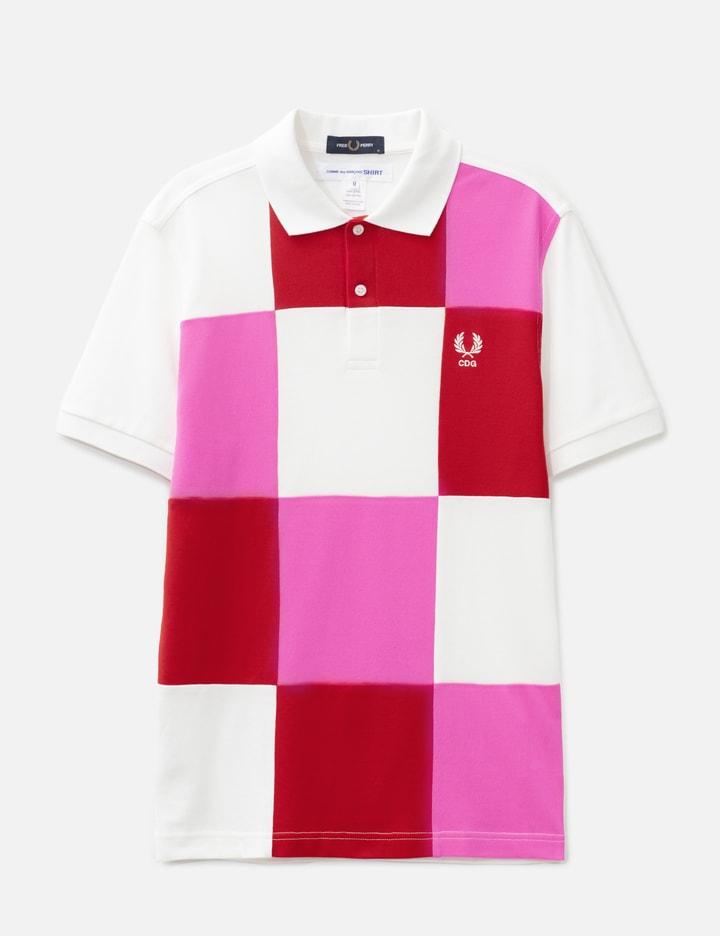 CDG Shirt X Fred Perry Checkered Polo by COMME DES GARCONS