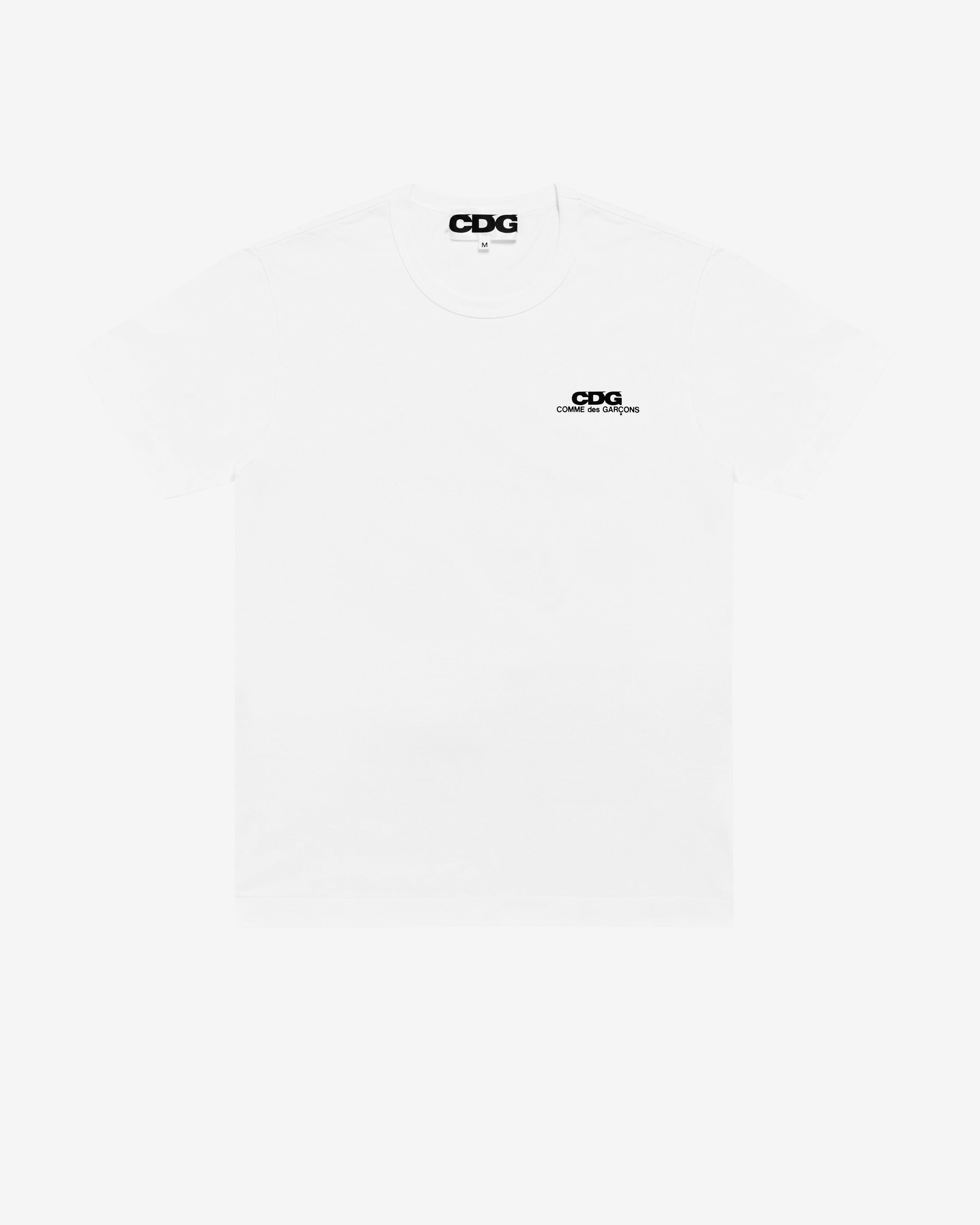CDG - Small Logo T-Shirt - (White) by COMME DES GARCONS