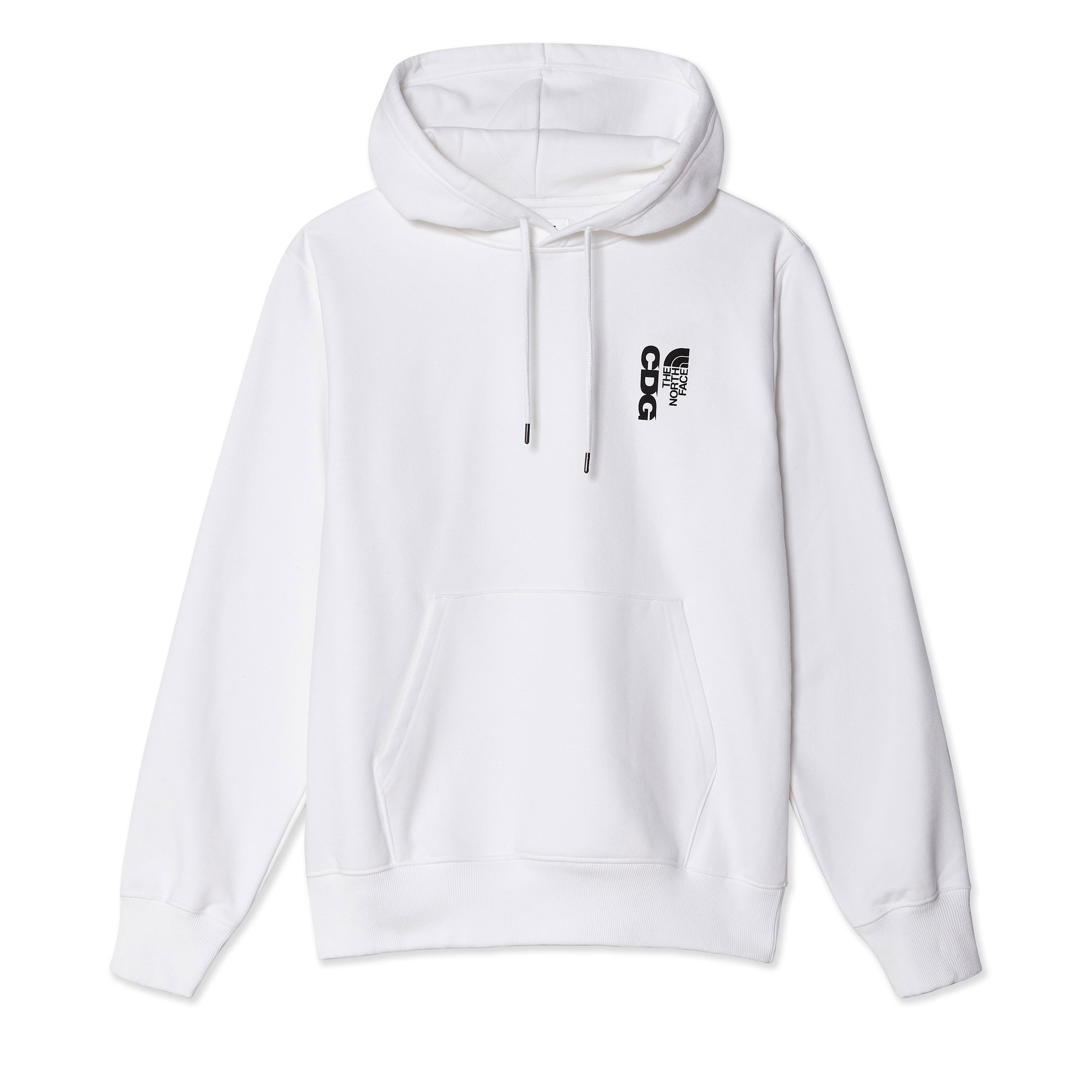CDG - The North Face Icon Hoodie - (White) by COMME DES GARCONS