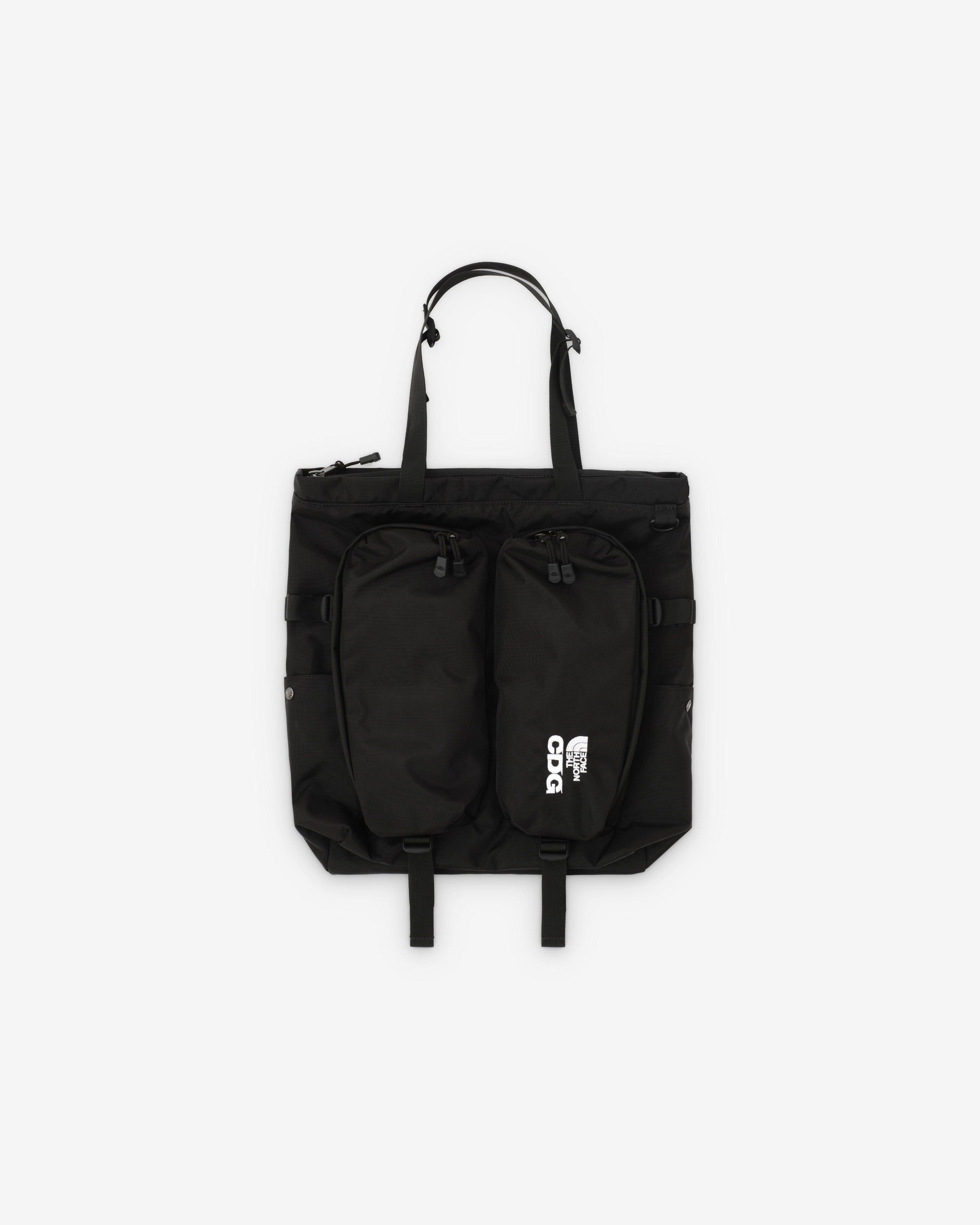 CDG - The North Face Tote Bag - (Black) by COMME DES GARCONS
