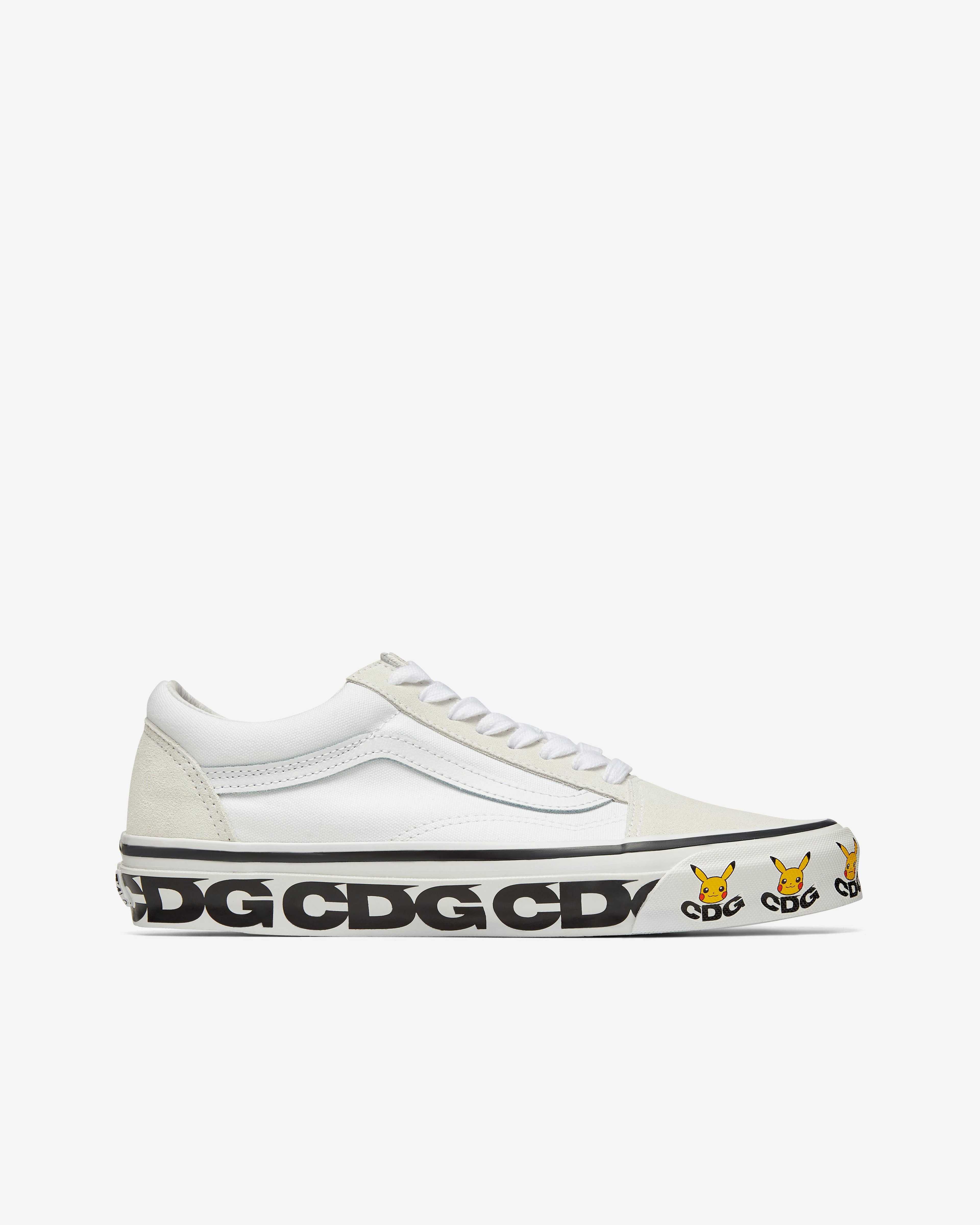 CDG - Vans Pokémon Old Skool LX Sneakers - (White) by COMME DES GARCONS