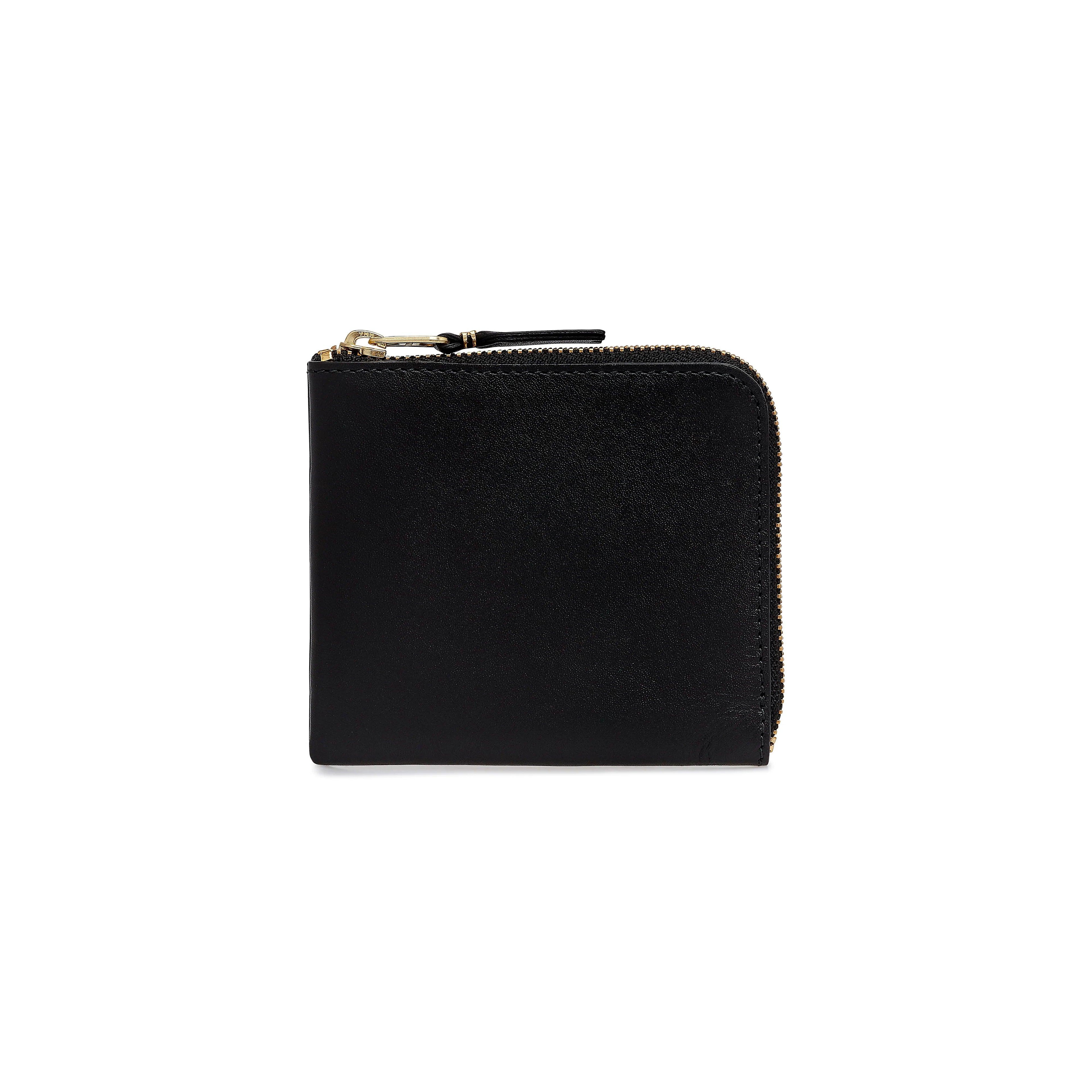 CDG WALLET - Classic Zip Around Wallet - (Black SA3100) by COMME DES GARCONS