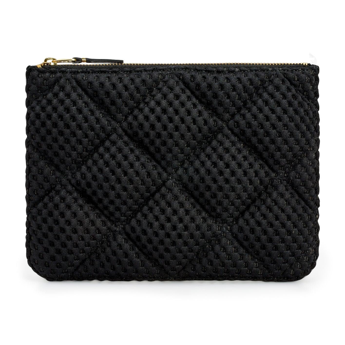CDG WALLET - Fat Tortoise Big Pouch - (Black SA5100FT) by COMME DES GARCONS