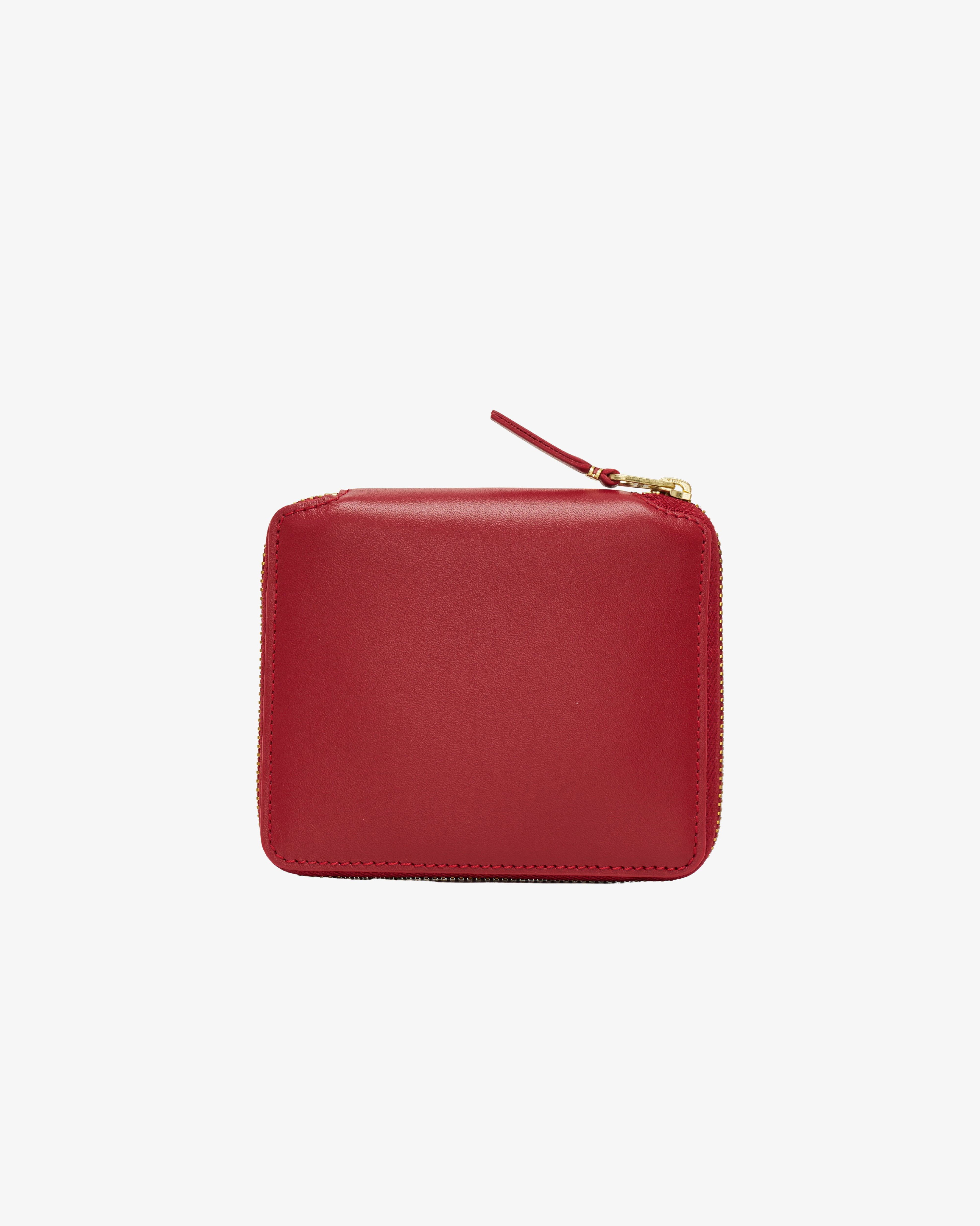 CDG Wallet - Classic Big U-Zip - (Red) by COMME DES GARCONS
