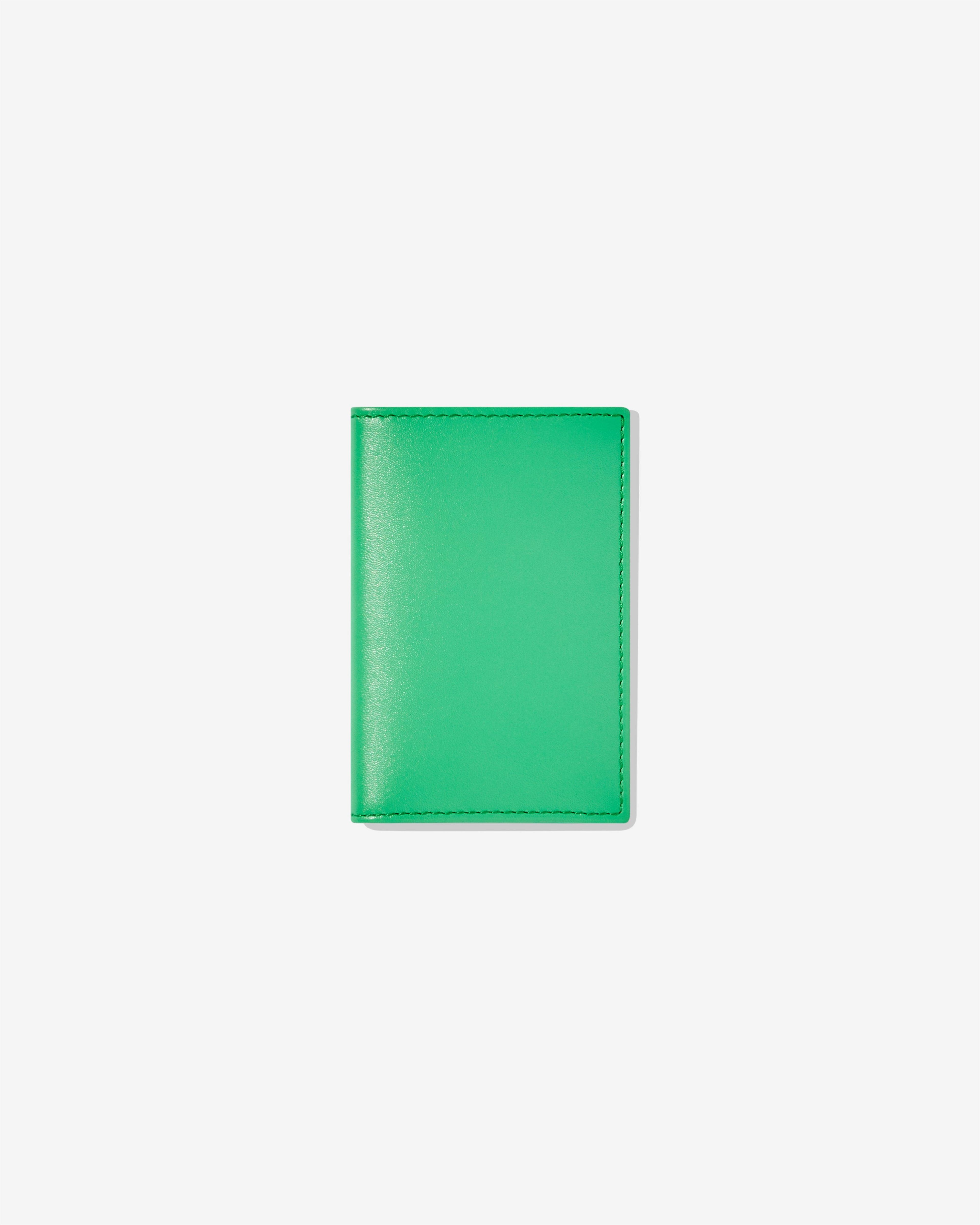 CDG Wallet - Classic Colour Bifold Wallet - (Green SA6400C) by COMME DES GARCONS