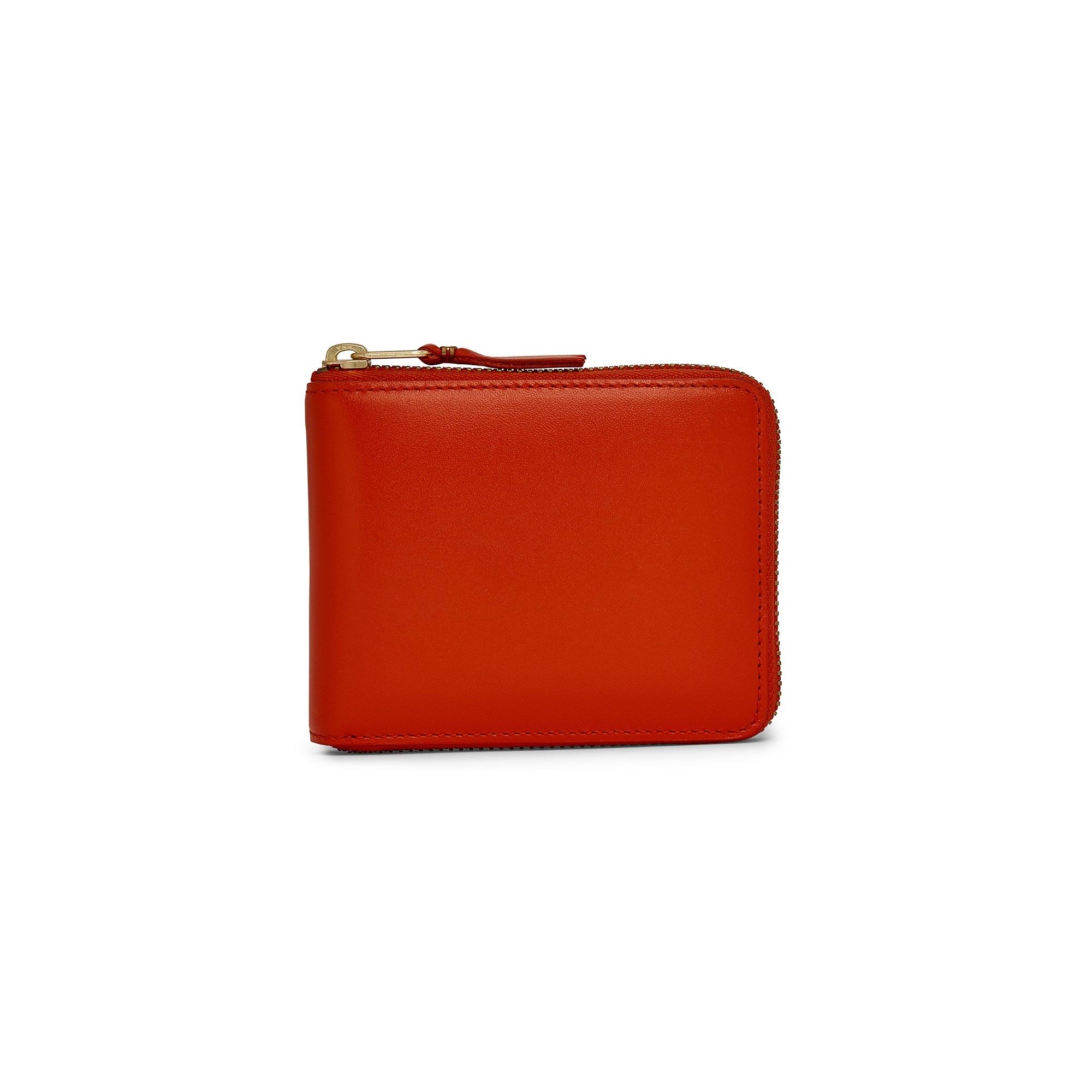 CDG Wallet - Classic Colour Full Zip Around Wallet - (Orange SA7100) by COMME DES GARCONS