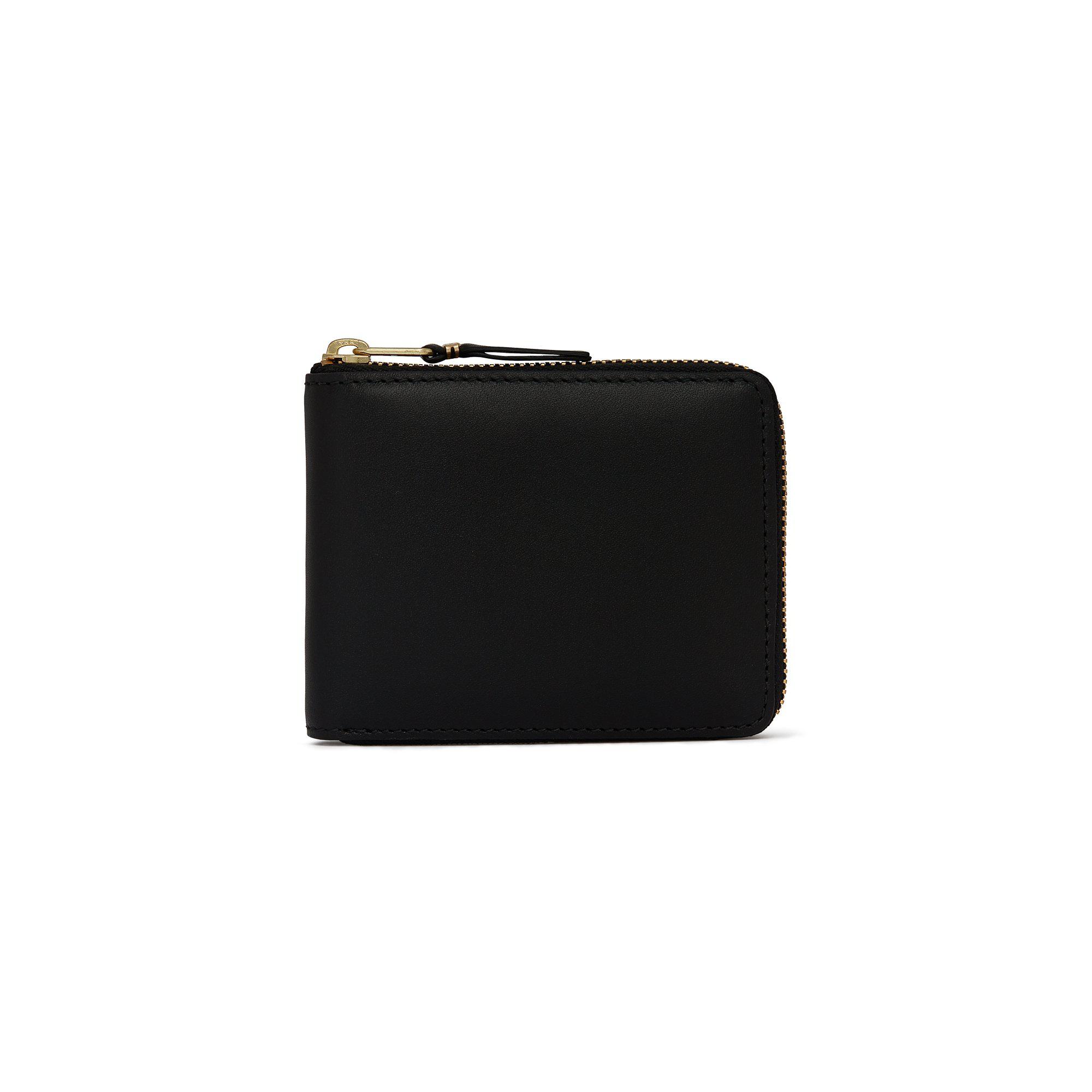 CDG Wallet - Classic Leather Full Zip Around Wallet - (Black SA7100) by COMME DES GARCONS