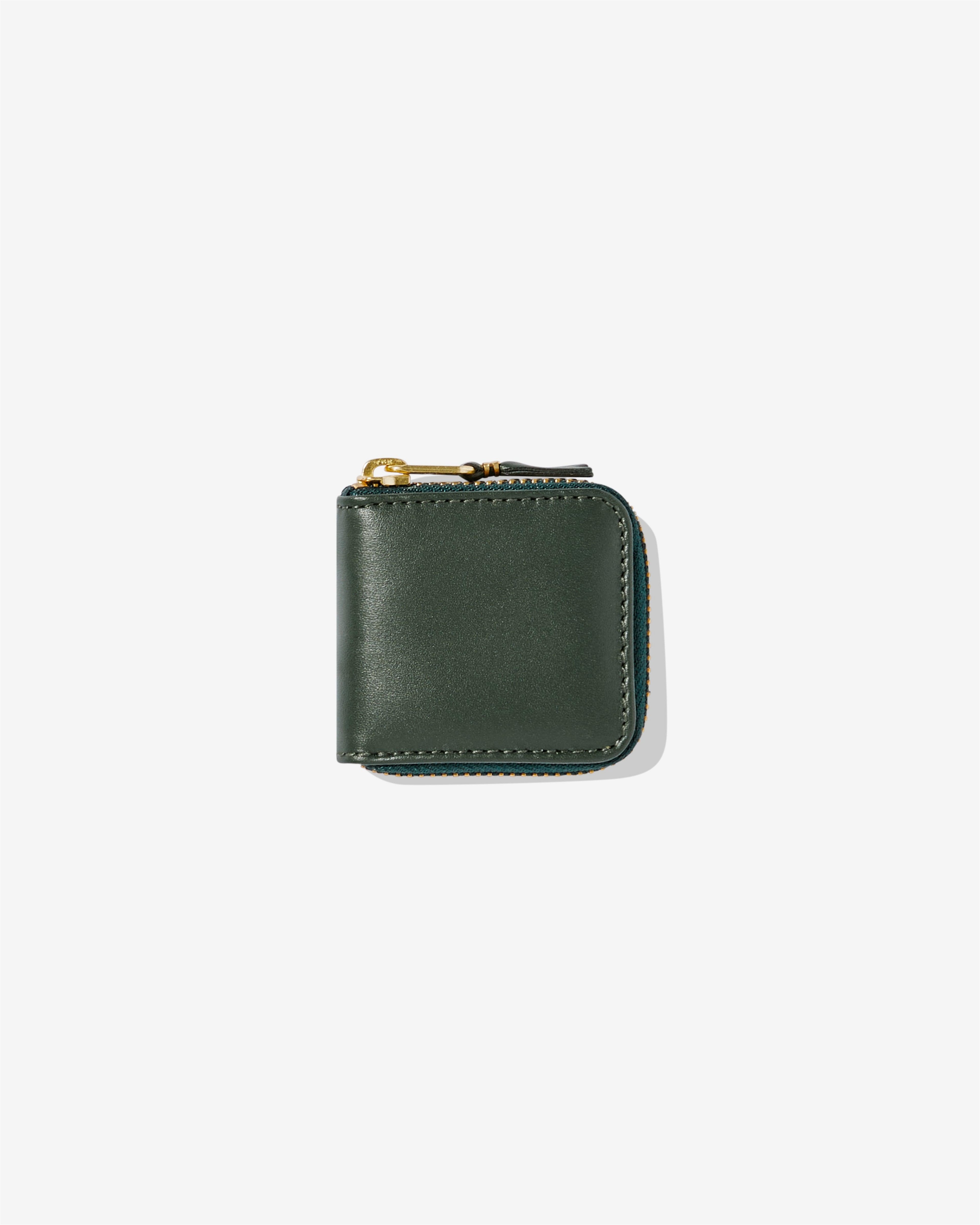 CDG Wallet - Classic Leather Micro Wallet - (Bottle Green SA4100) by COMME DES GARCONS