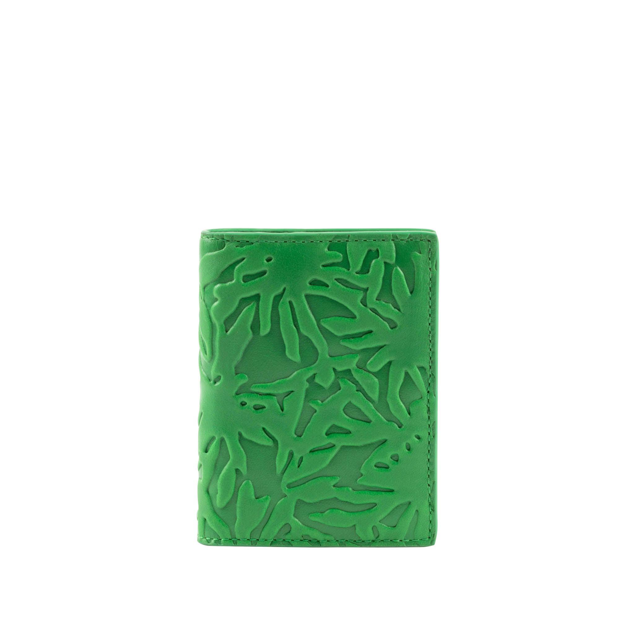 CDG Wallet Embossed Forest (Green SA0641EF) by COMME DES GARCONS